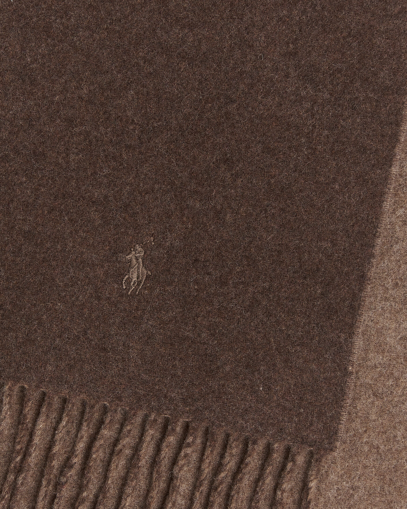 Uomini | Sciarpe | Polo Ralph Lauren | Reversible Wool Scarf Nutmeg/Brown