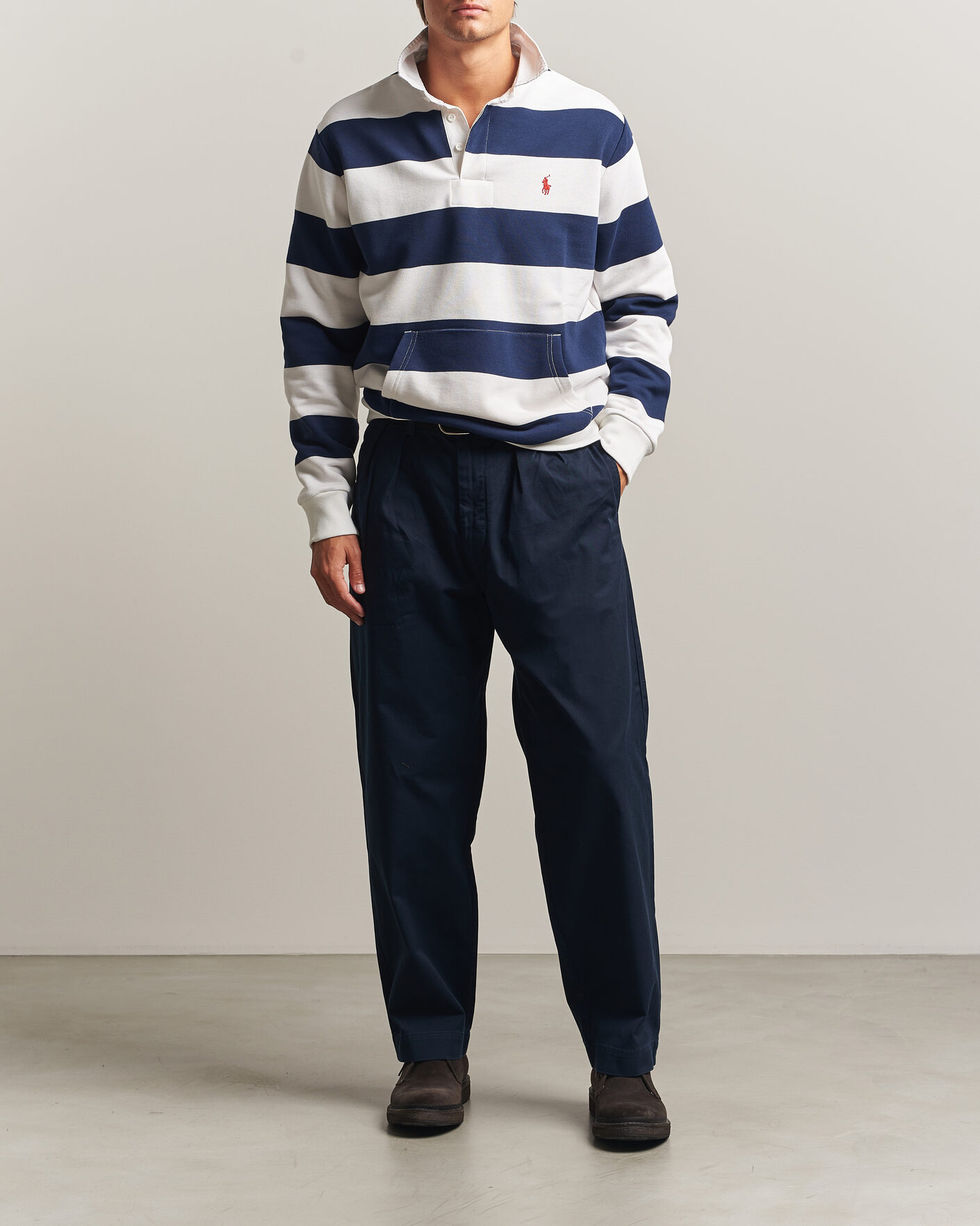 Uomini | Pantaloni | Polo Ralph Lauren | Bedford Twill Straight Fit Pants Aviator Navy