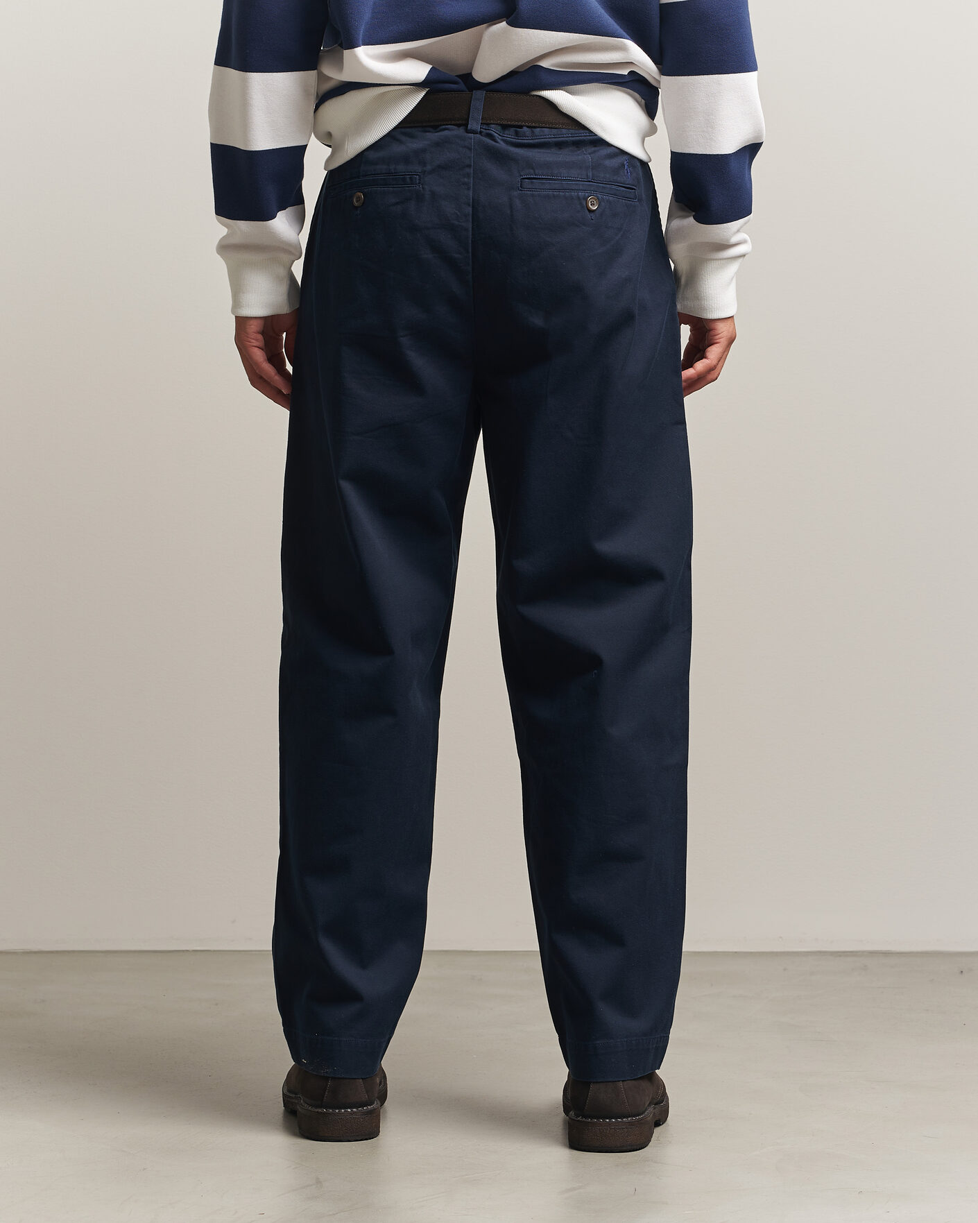 Uomini | Pantaloni | Polo Ralph Lauren | Bedford Twill Straight Fit Pants Aviator Navy
