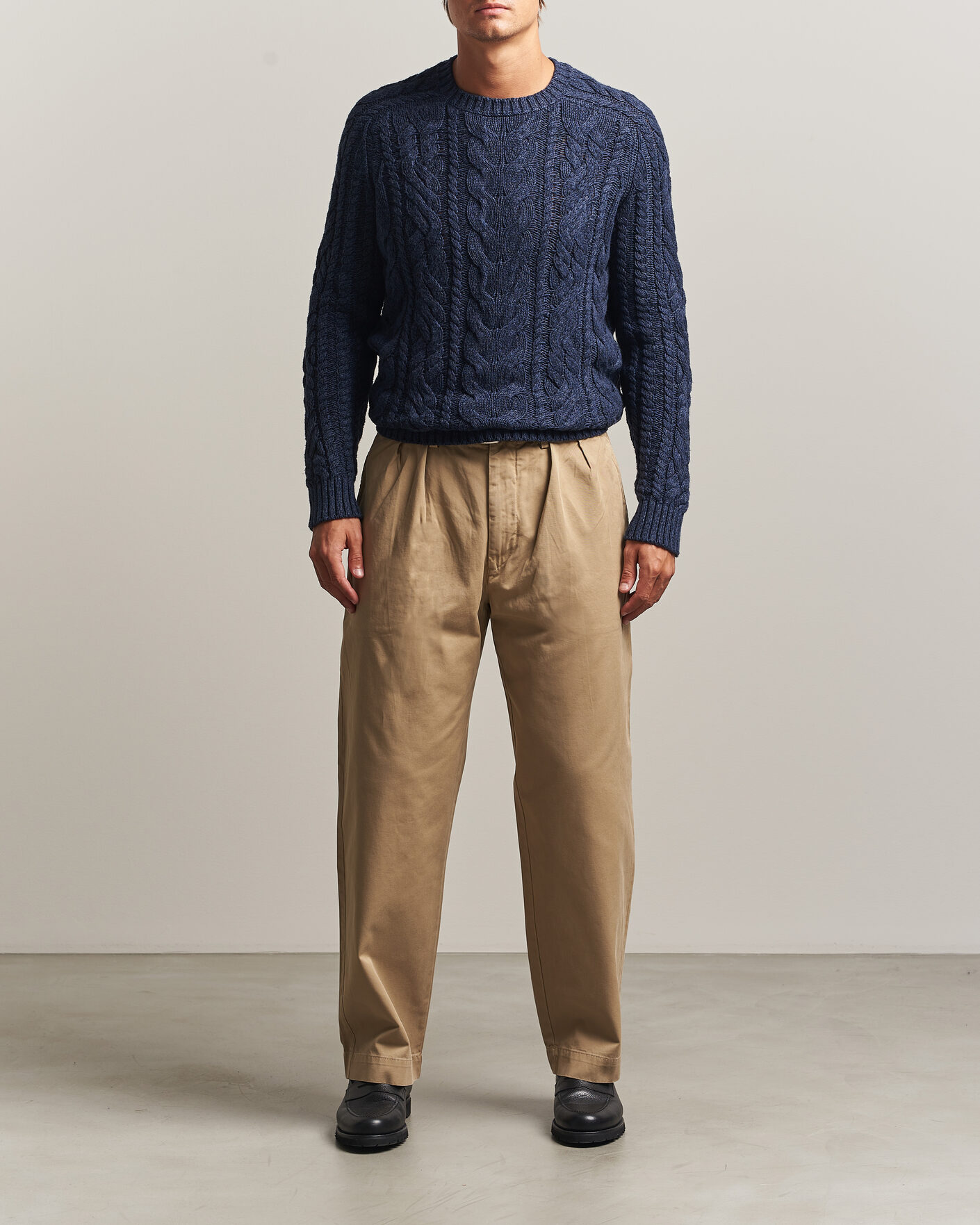 Uomini | Pantaloni | Polo Ralph Lauren | Bedford Twill Straight Fit Pants Khaki Hill
