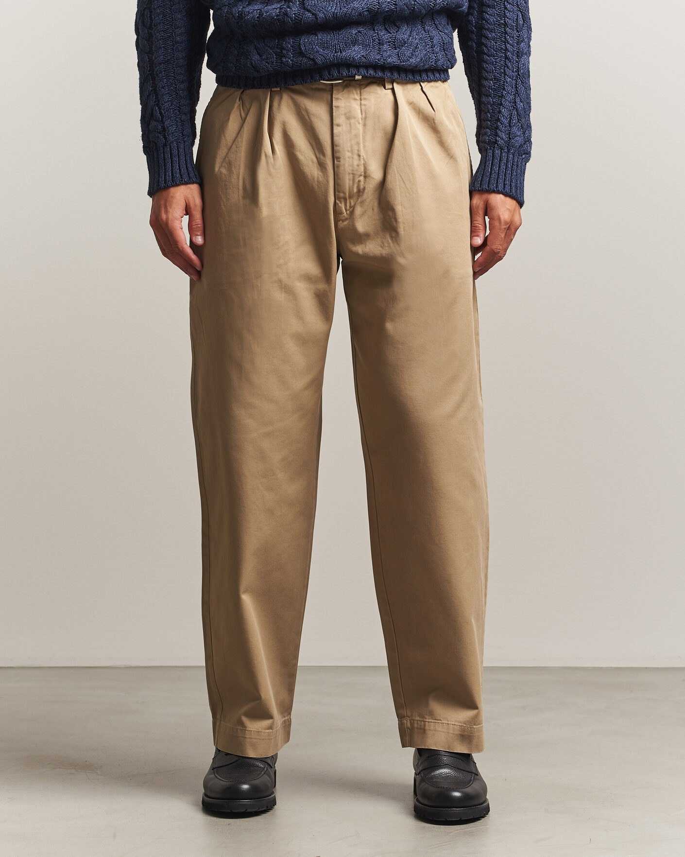 Uomini | Pantaloni | Polo Ralph Lauren | Bedford Twill Straight Fit Pants Khaki Hill