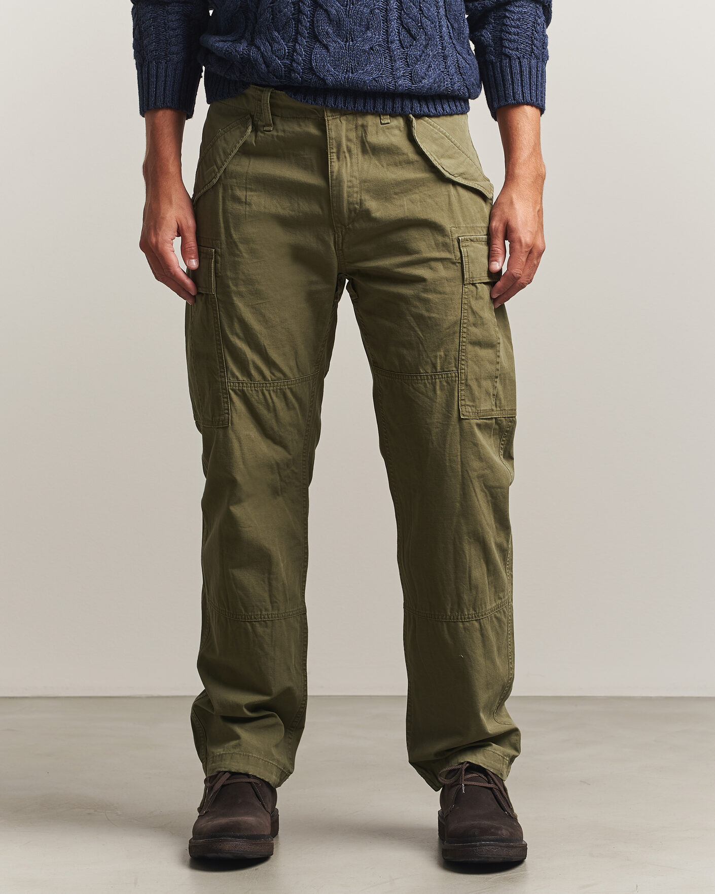 Uomini | Pantaloni | Polo Ralph Lauren | Rustic Canvas Cargo Pants Outdoors Olive