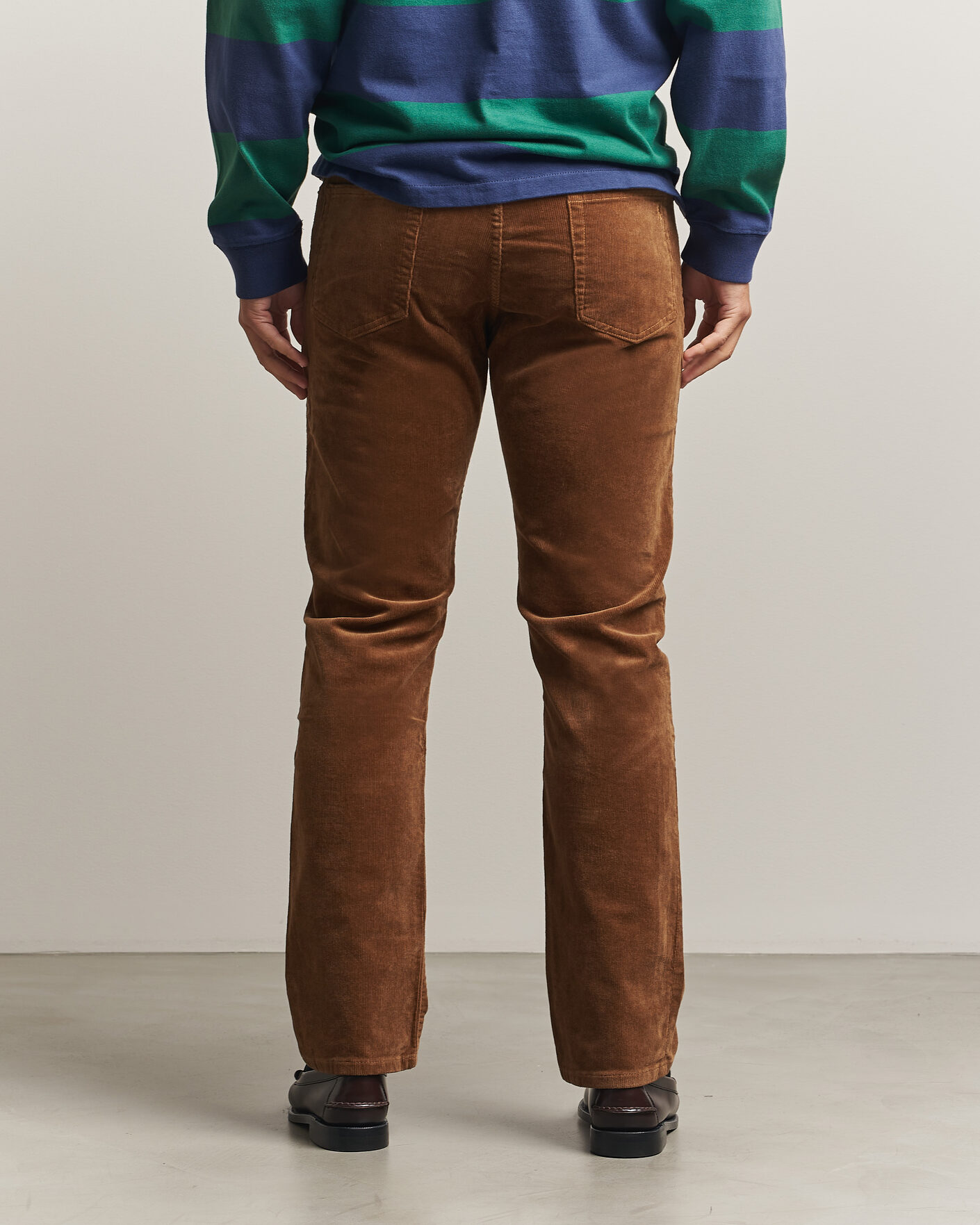 Uomini | Pantaloni | Polo Ralph Lauren | Stretch Corduroy Straight Fit Pants Sepia