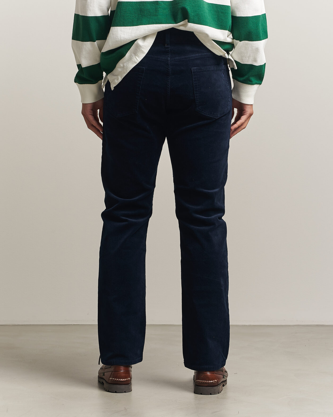 Uomini | Pantaloni | Polo Ralph Lauren | Stretch Corduroy Straight Fit Pants Aviator Navy