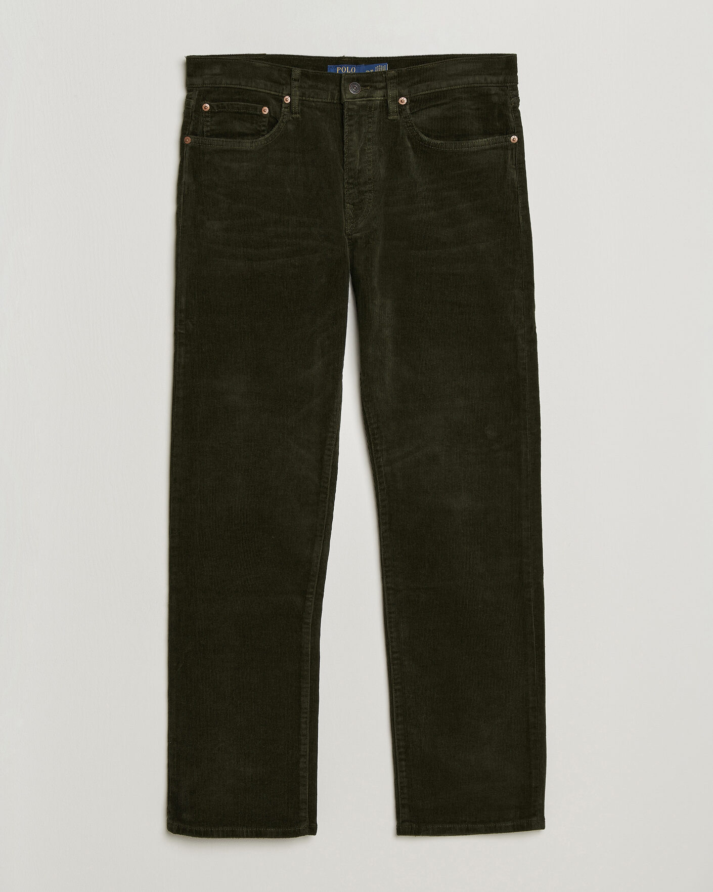 Uomini | Pantaloni | Polo Ralph Lauren | Stretch Corduroy Straight Fit Pants Estate Olive
