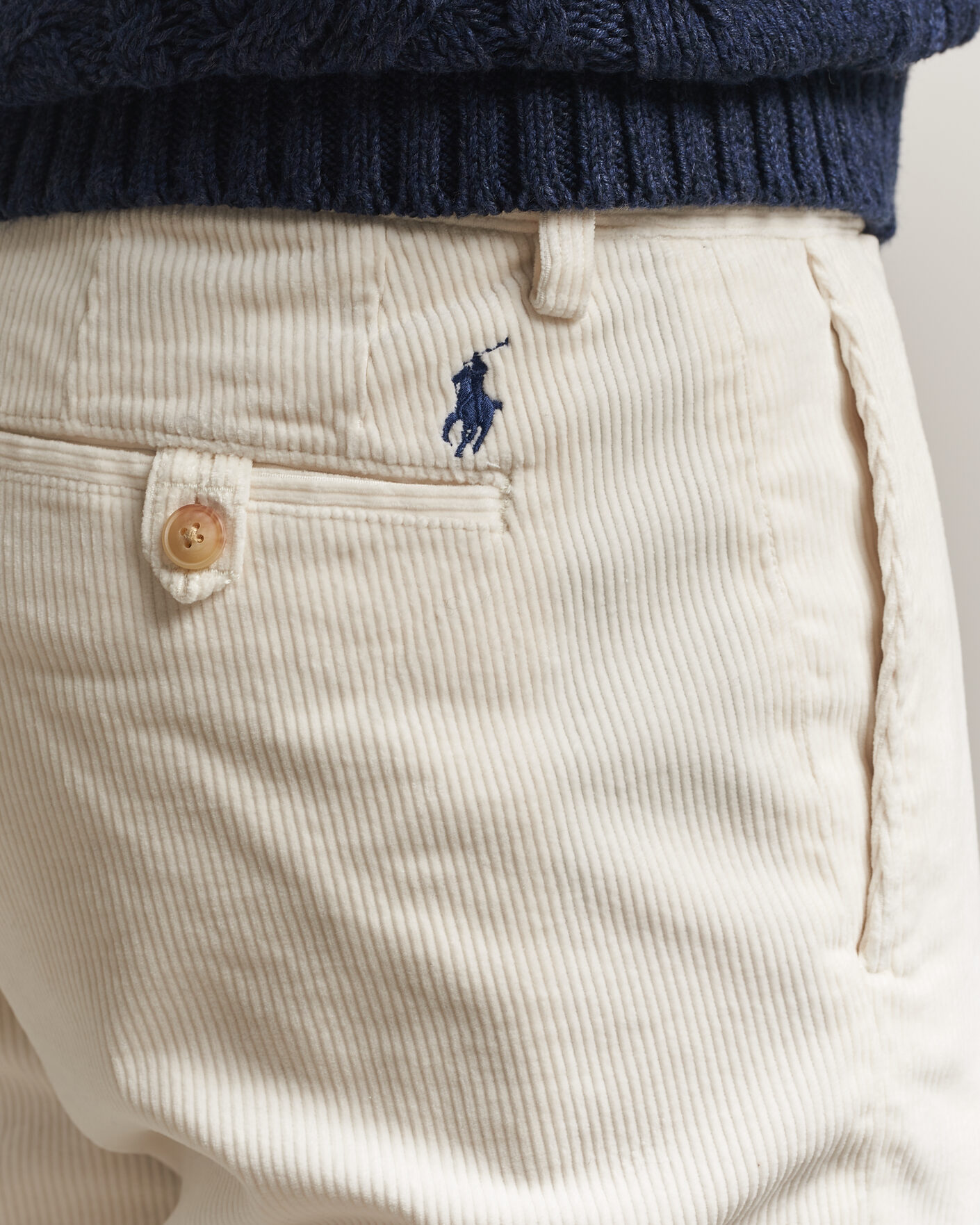 Uomini | Pantaloni | Polo Ralph Lauren | Bedford Corduroy 5-Pocket Pants Warm White