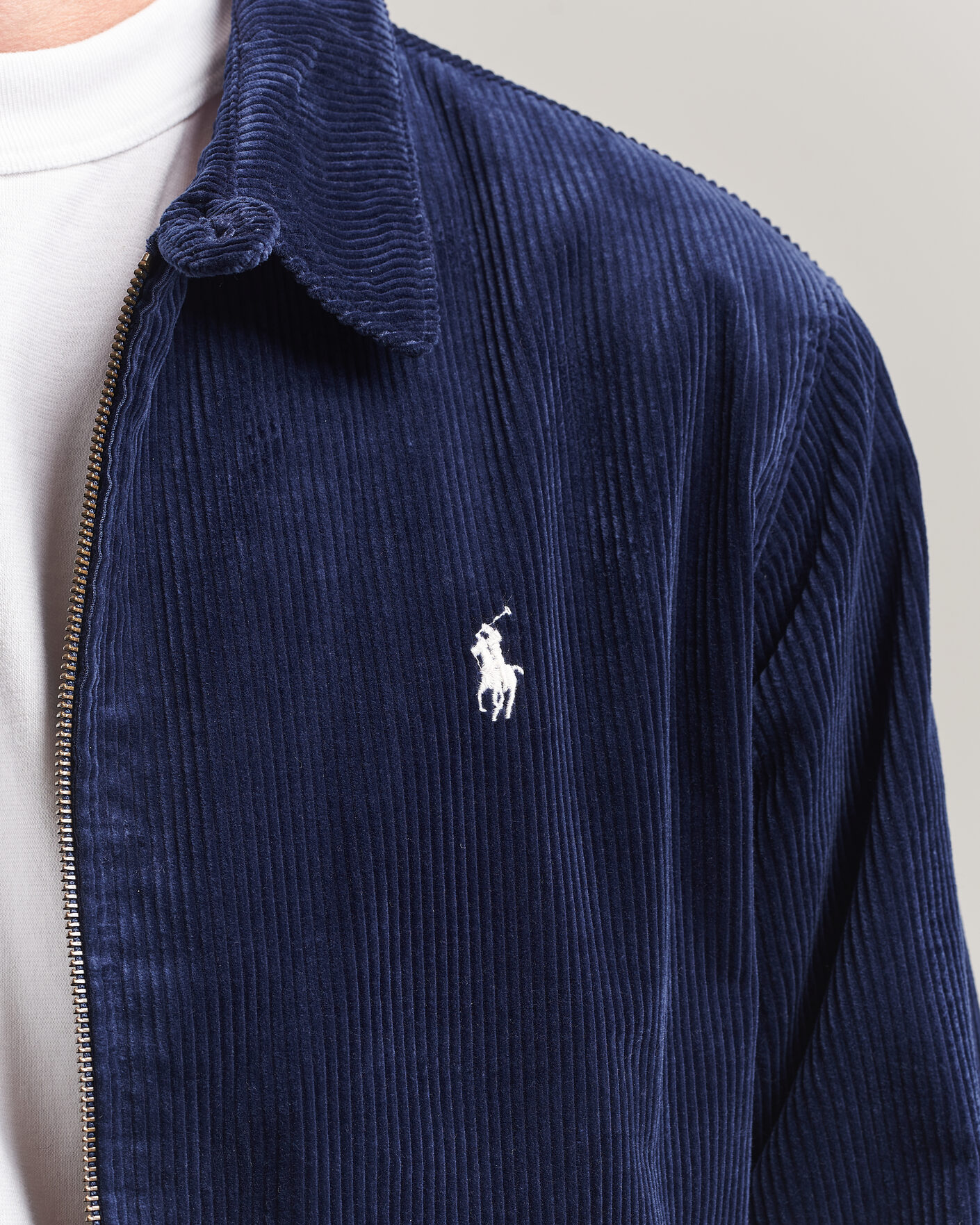Uomini | Giacche | Polo Ralph Lauren | Lined Corduroy Windbreaker Newport Navy