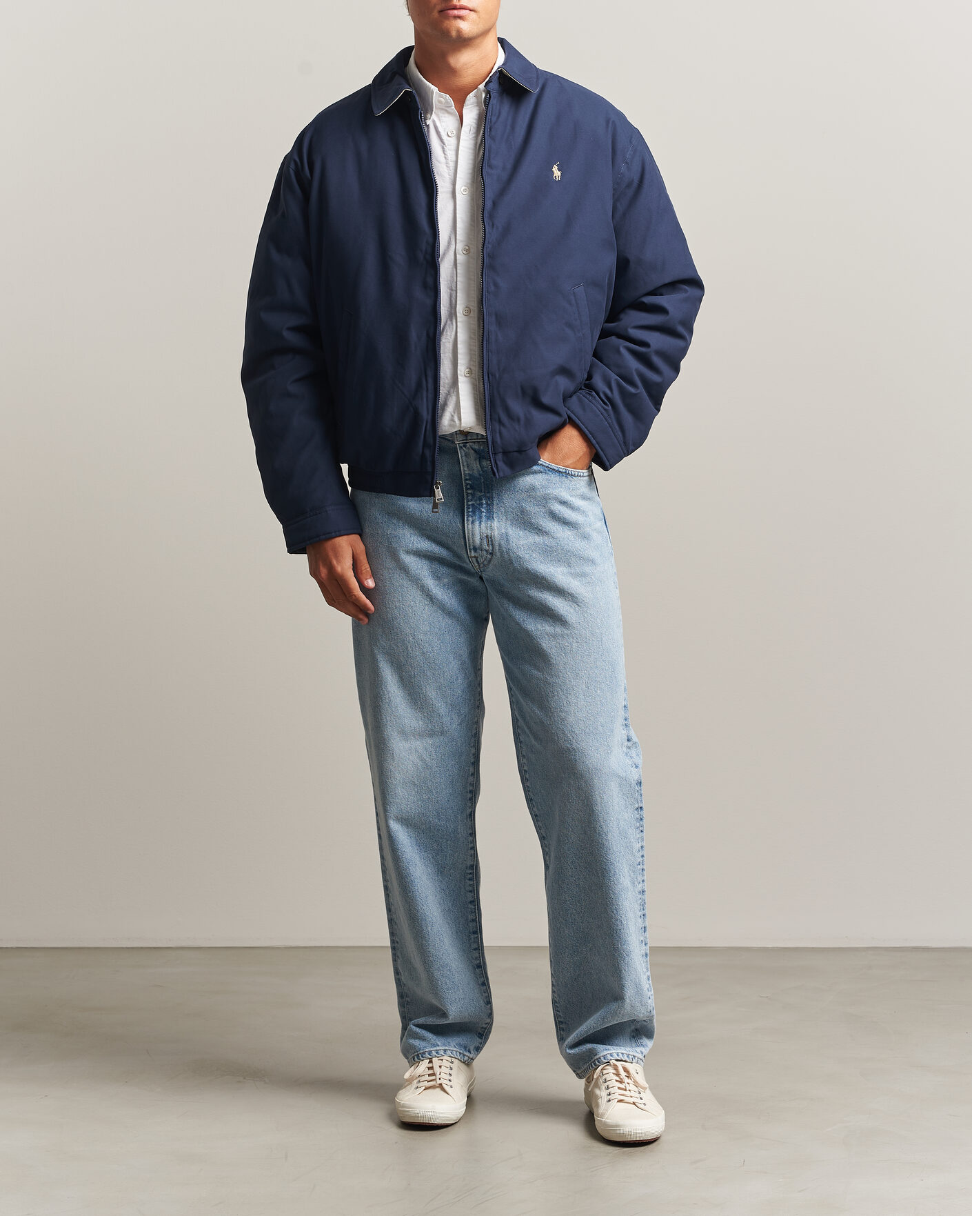 Uomini | Giacche | Polo Ralph Lauren | Woven Twill Windbreaker Refined Navy
