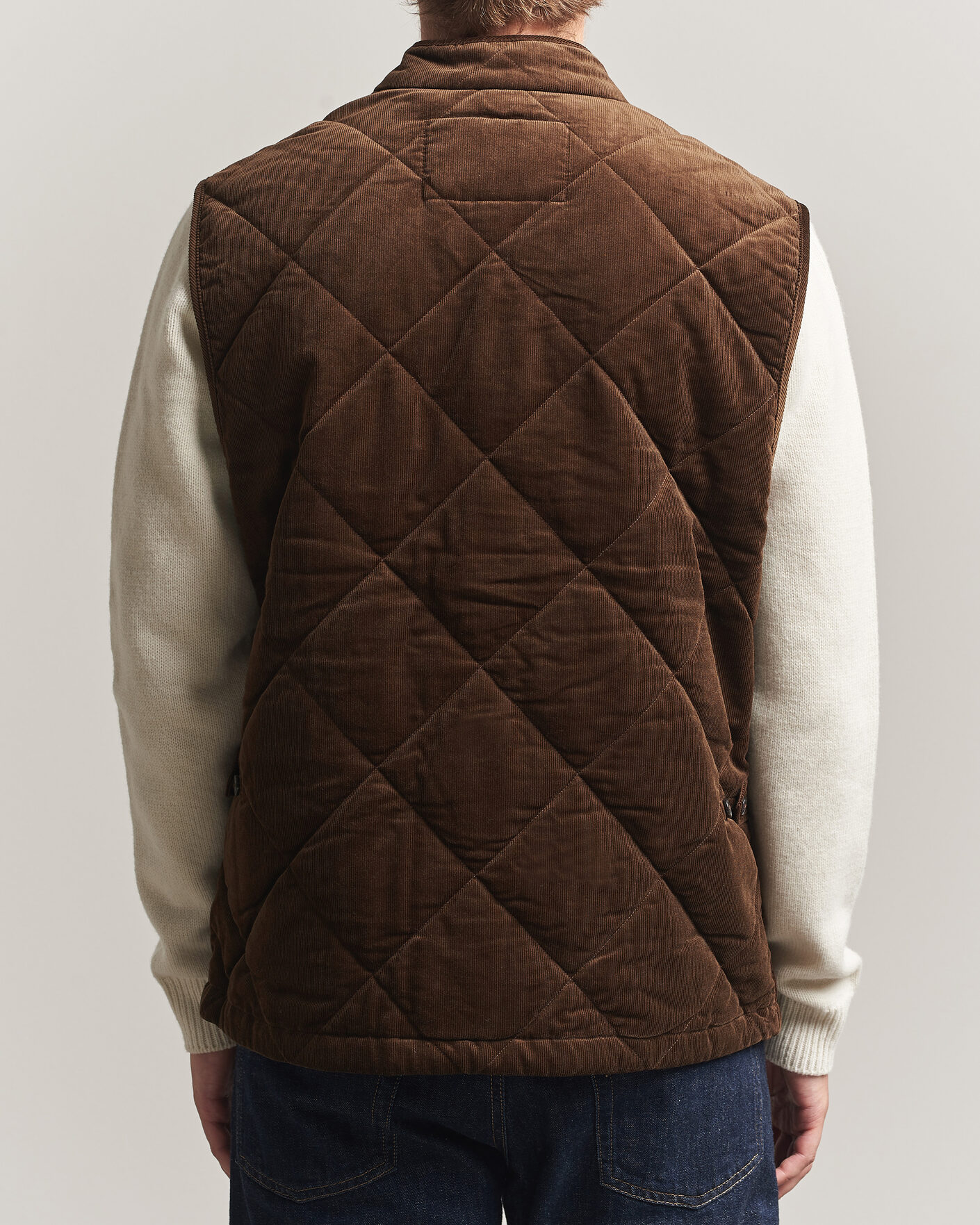 Uomini | Gilet | Polo Ralph Lauren | Quilted Corduroy Vest Cooper Brown