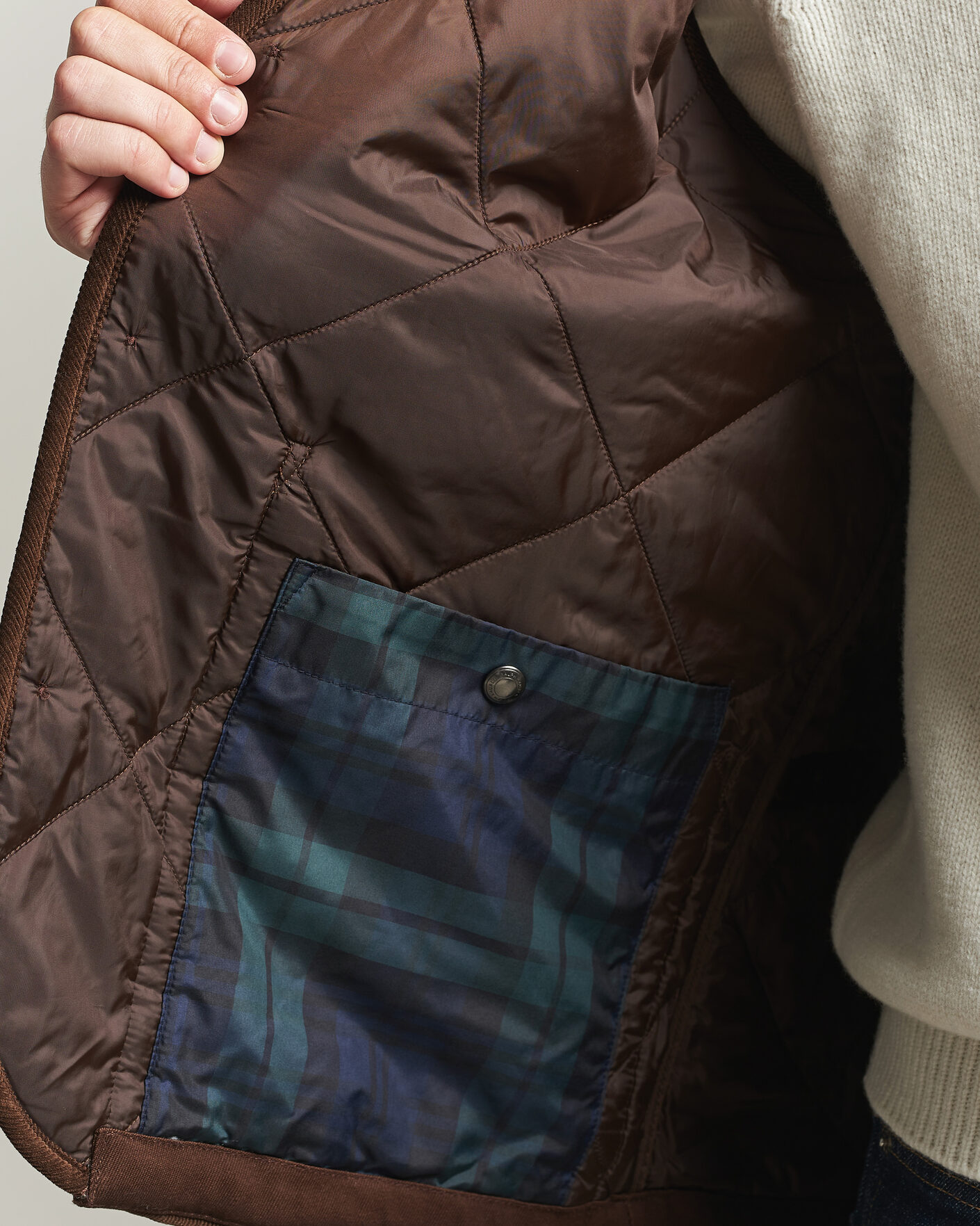 Uomini | Gilet | Polo Ralph Lauren | Quilted Corduroy Vest Cooper Brown