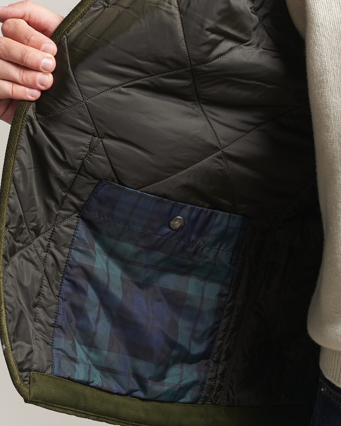 Uomini | Gilet | Polo Ralph Lauren | Quilted Corduroy Vest Company Olive