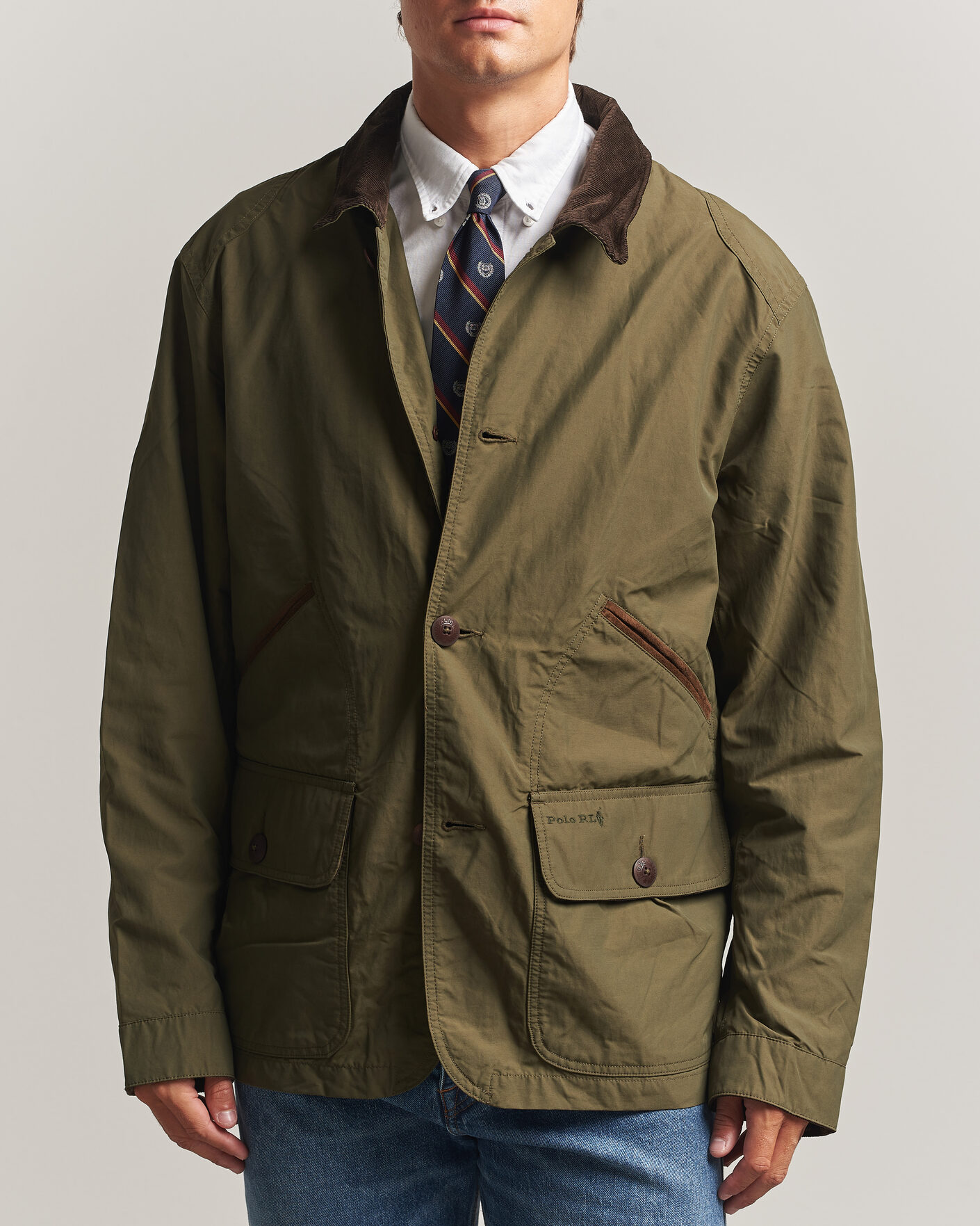 Uomini | Giacche | Polo Ralph Lauren | Cotton Nylon Field Jacket Canopy Olive