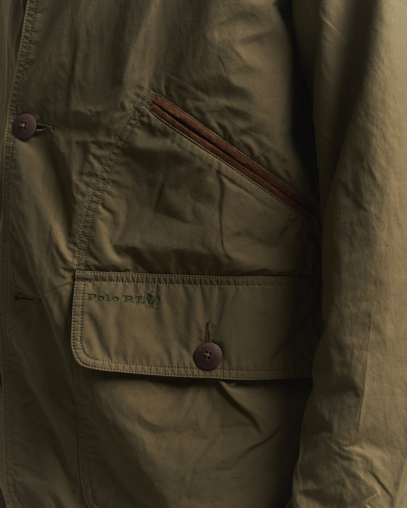 Uomini | Giacche | Polo Ralph Lauren | Cotton Nylon Field Jacket Canopy Olive