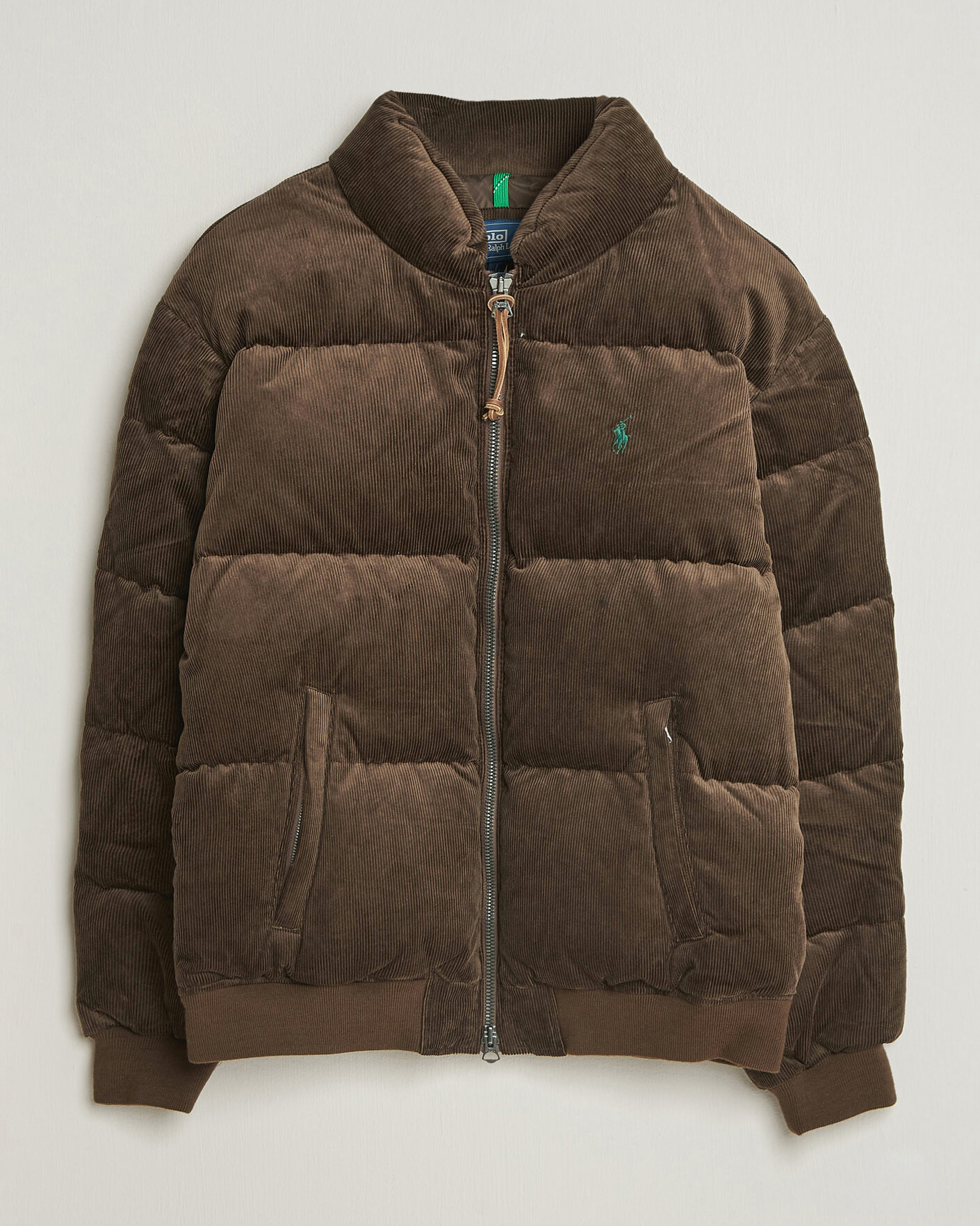 Uomini | Giacche | Polo Ralph Lauren | Corduroy Puffer Jacket Dark Beech