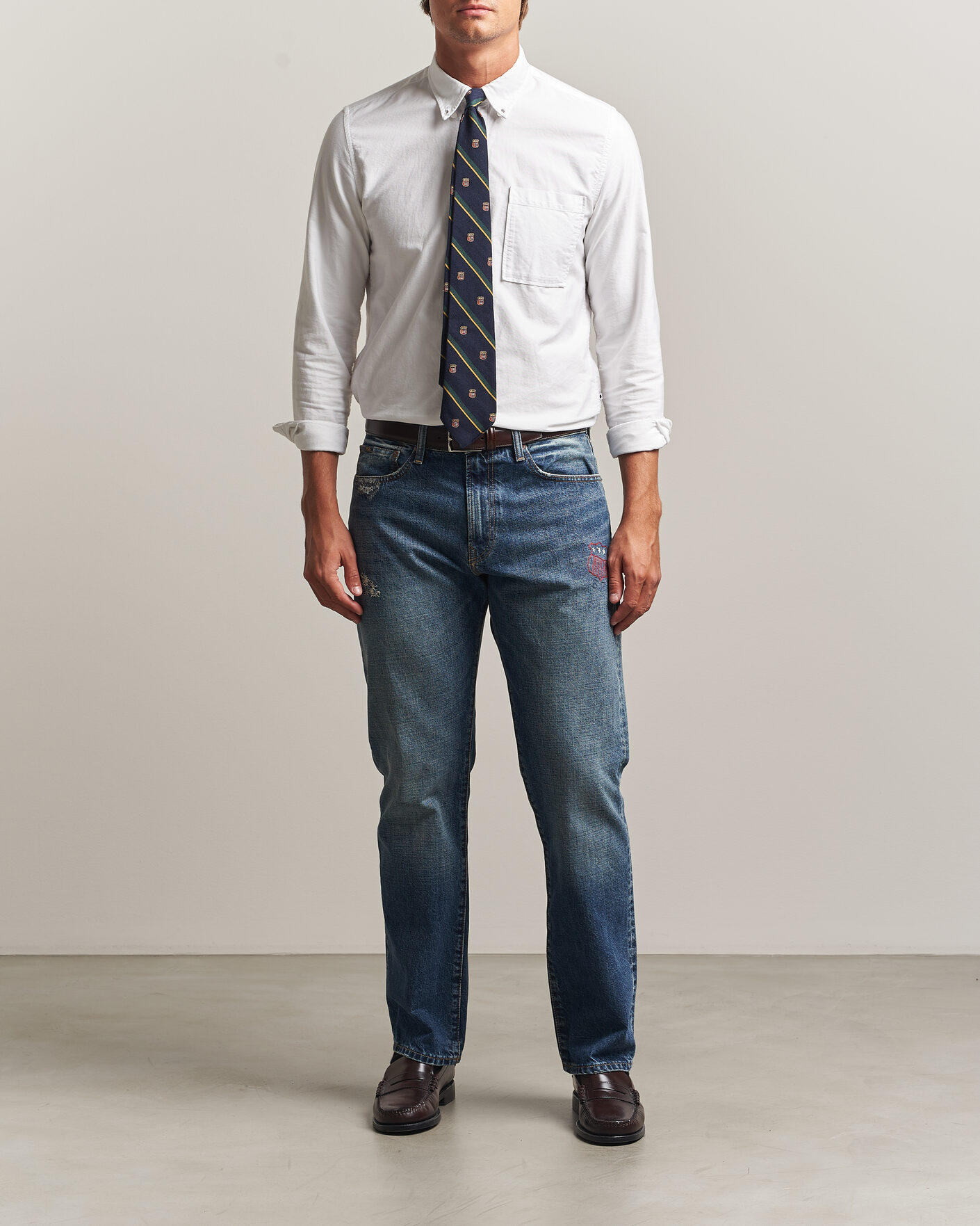 Uomini | Jeans | Polo Ralph Lauren | Straight Fit Rigid Denim Jeans Rhinebeck