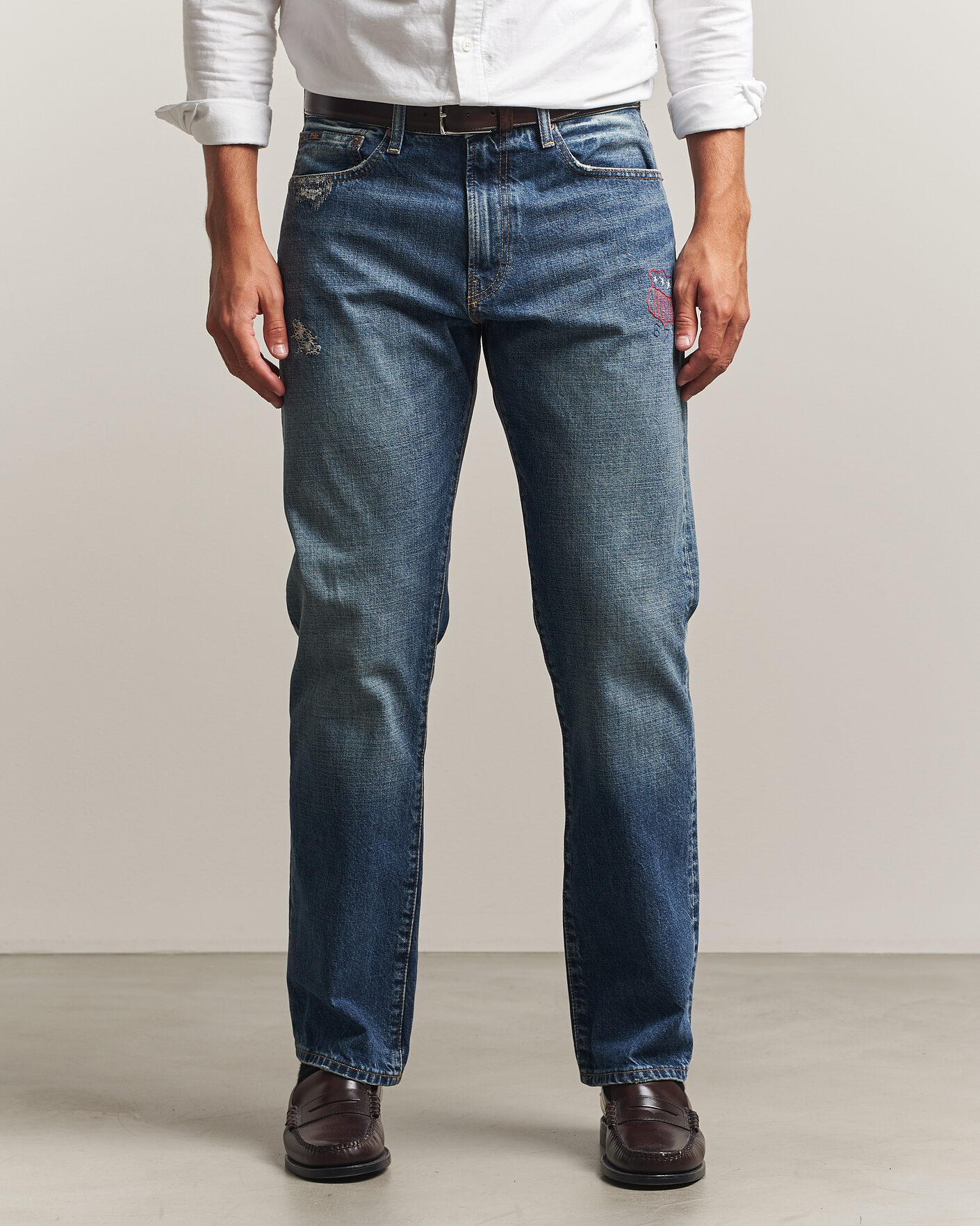 Uomini | Jeans | Polo Ralph Lauren | Straight Fit Rigid Denim Jeans Rhinebeck