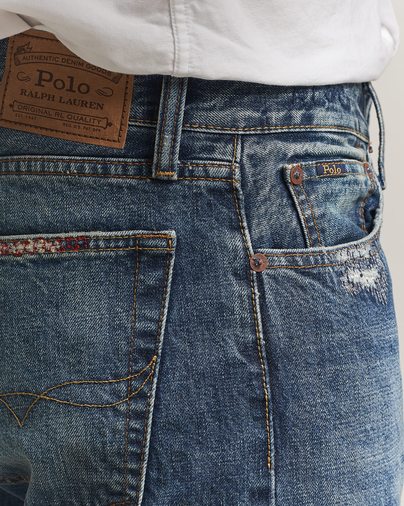 Uomini | Jeans | Polo Ralph Lauren | Straight Fit Rigid Denim Jeans Rhinebeck