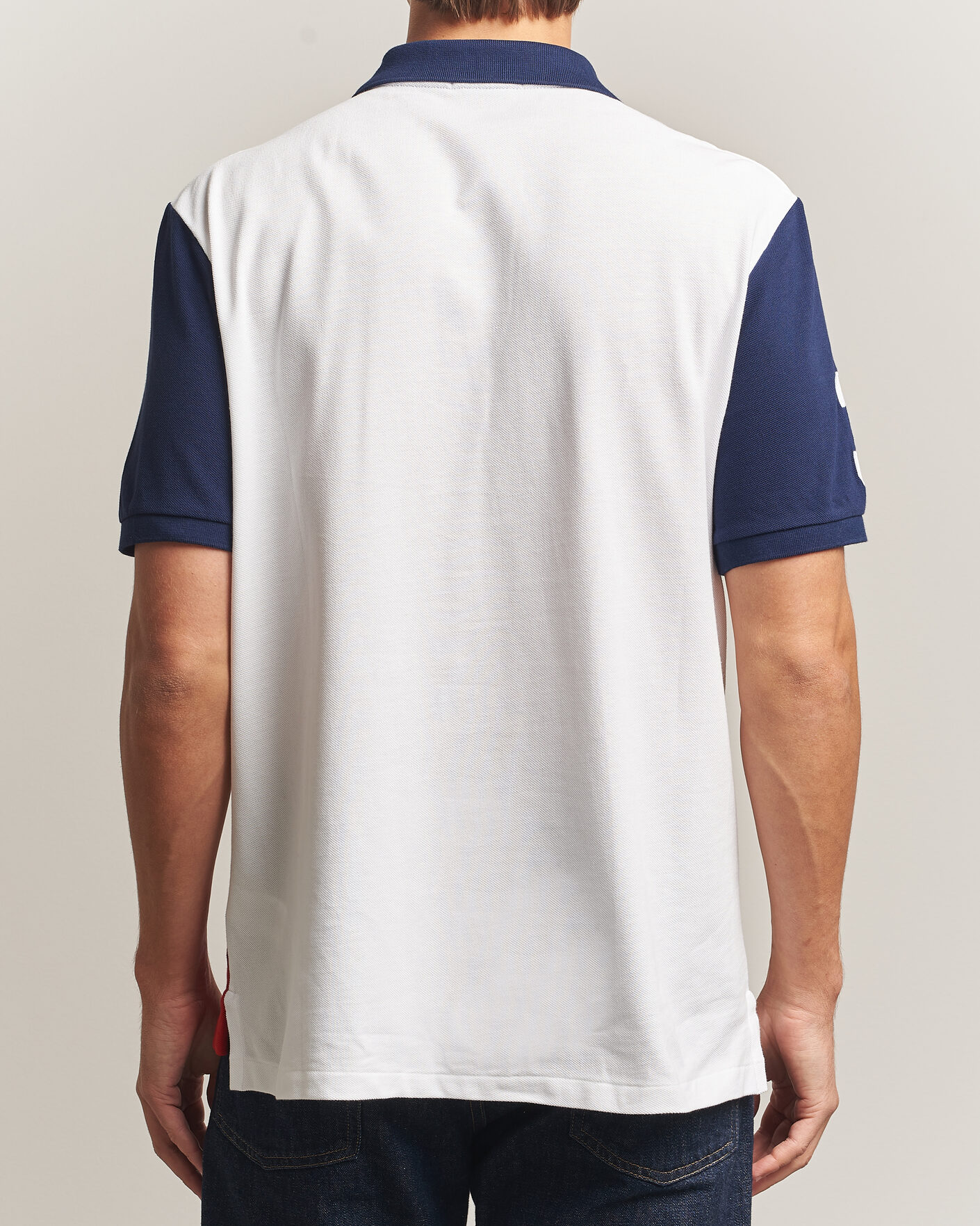 Uomini | Polo | Polo Ralph Lauren | Classic Fit Diagonal Stripe Polo White