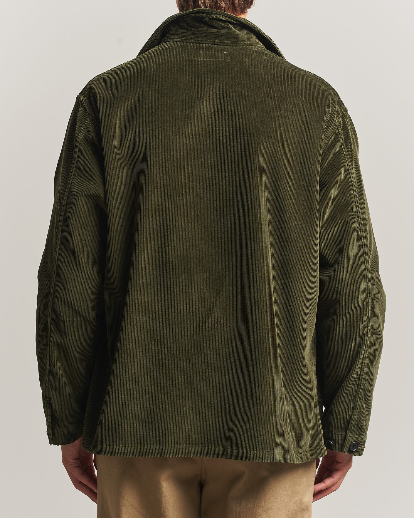 Uomini | Camicie | Polo Ralph Lauren | Corduroy Overshirt Company Olive
