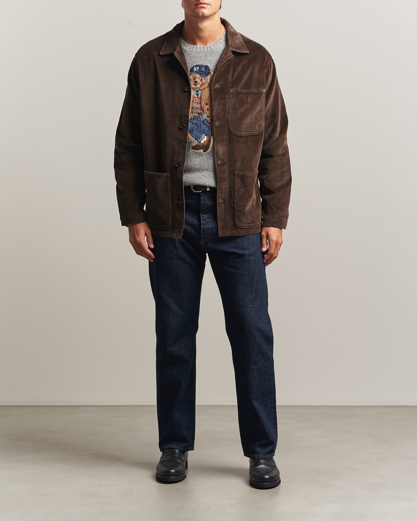Uomini | Camicie | Polo Ralph Lauren | Corduroy Overshirt Nutmeg Brown