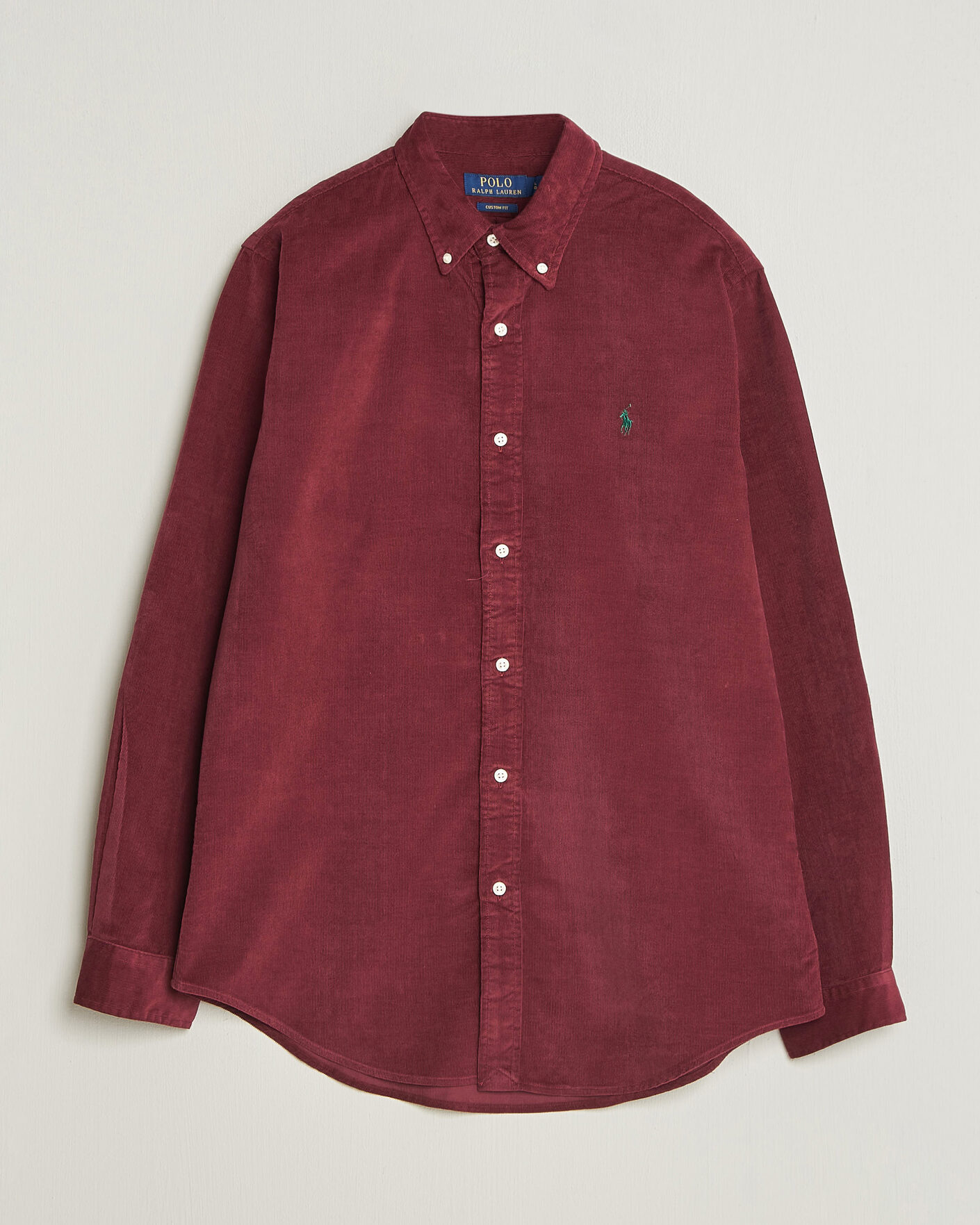 Uomini | Camicie | Polo Ralph Lauren | Custom Fit BD Corduroy Shirt Classic Wine