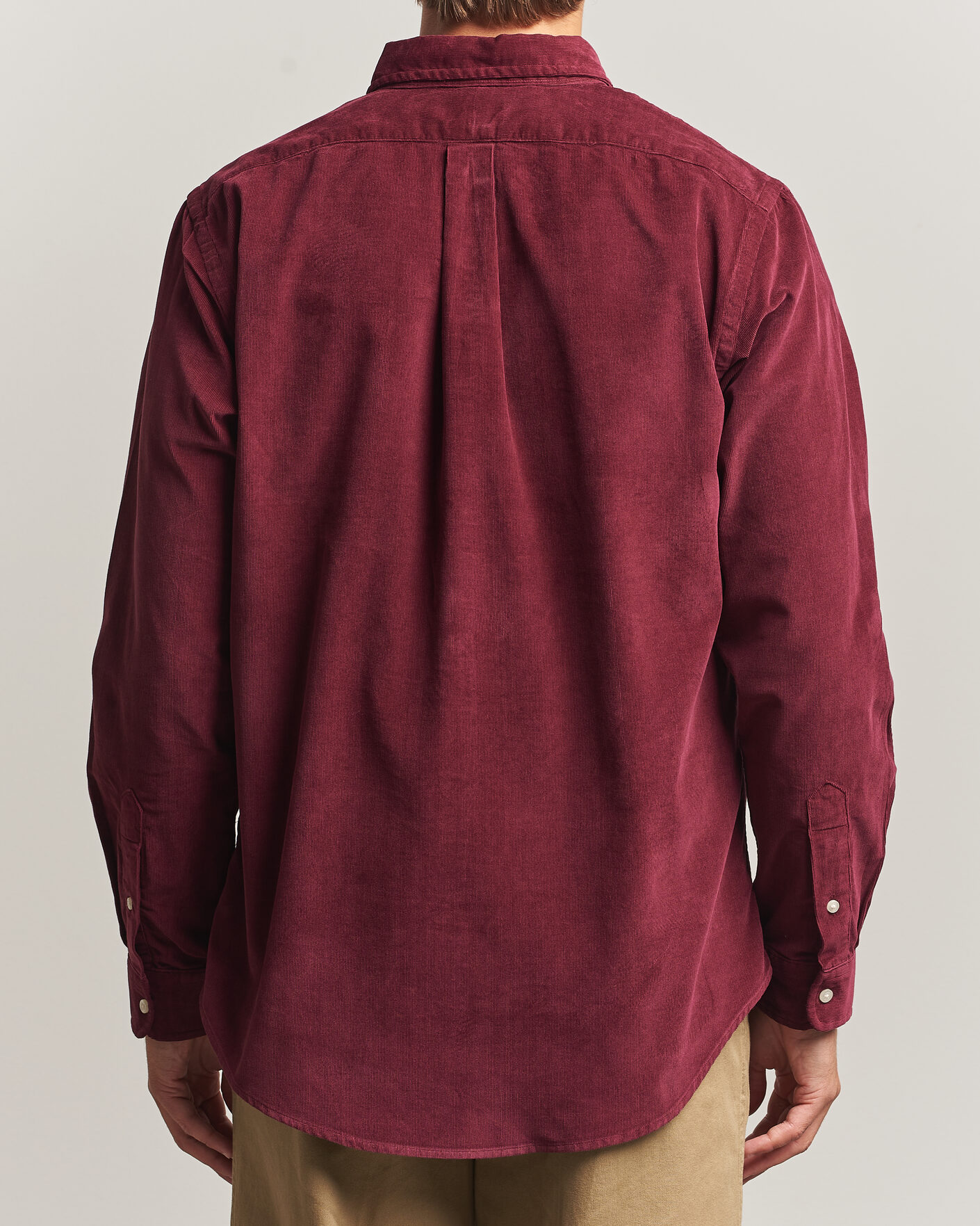 Uomini | Camicie | Polo Ralph Lauren | Custom Fit BD Corduroy Shirt Classic Wine