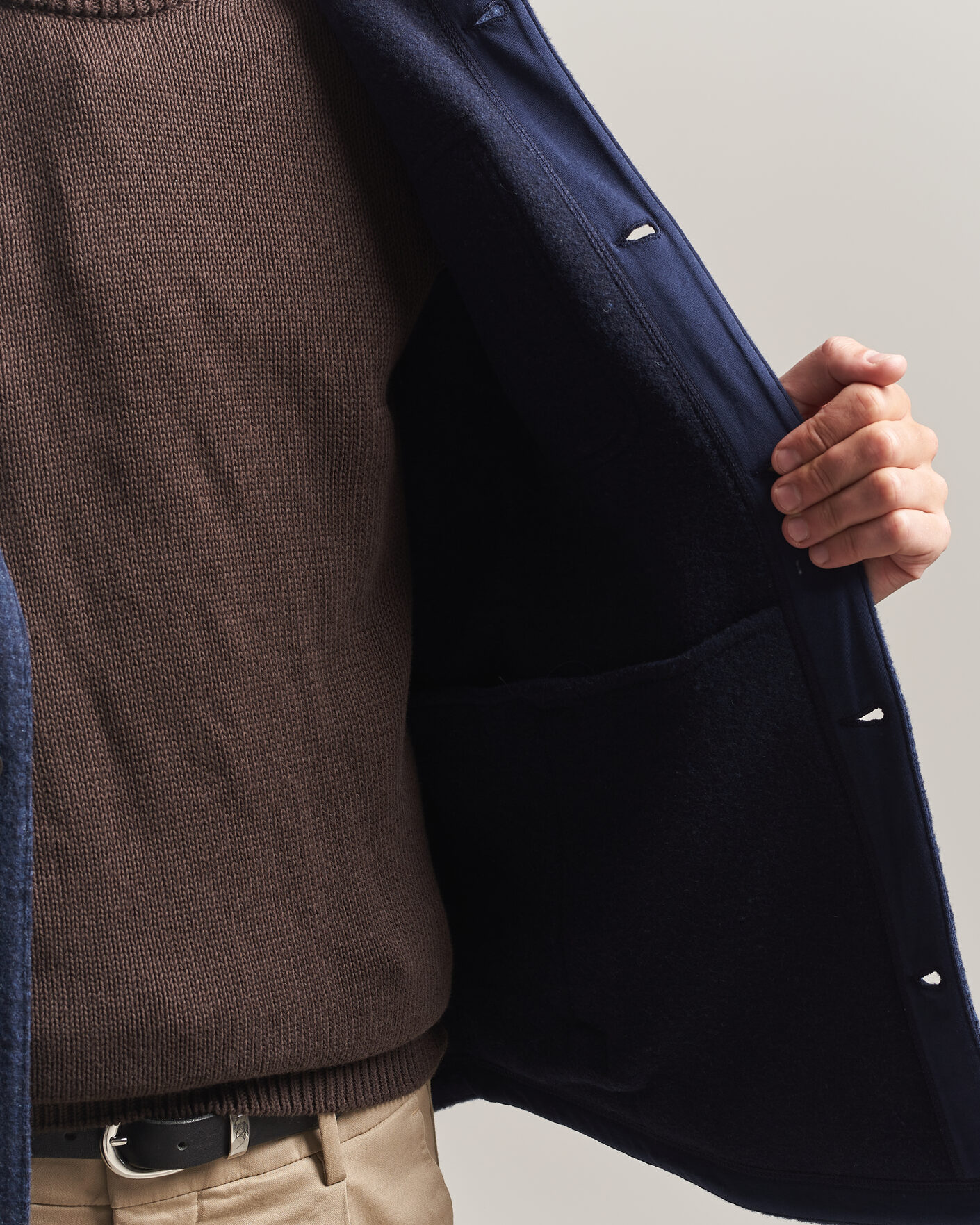 Uomini | Camicie | Polo Ralph Lauren | Hudson Brushed Shirt Navy