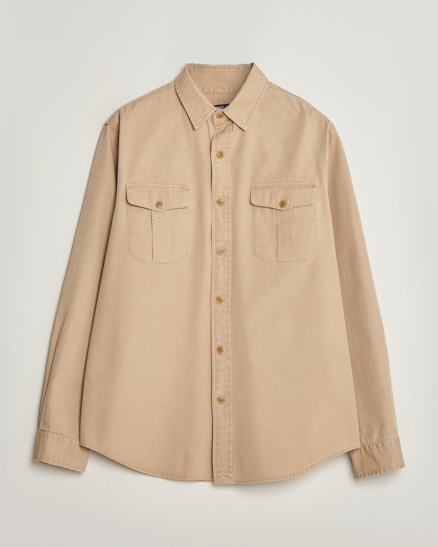 Uomini | Camicie | Polo Ralph Lauren | Litchfield Washed Chino Overshirt Vintage Khaki