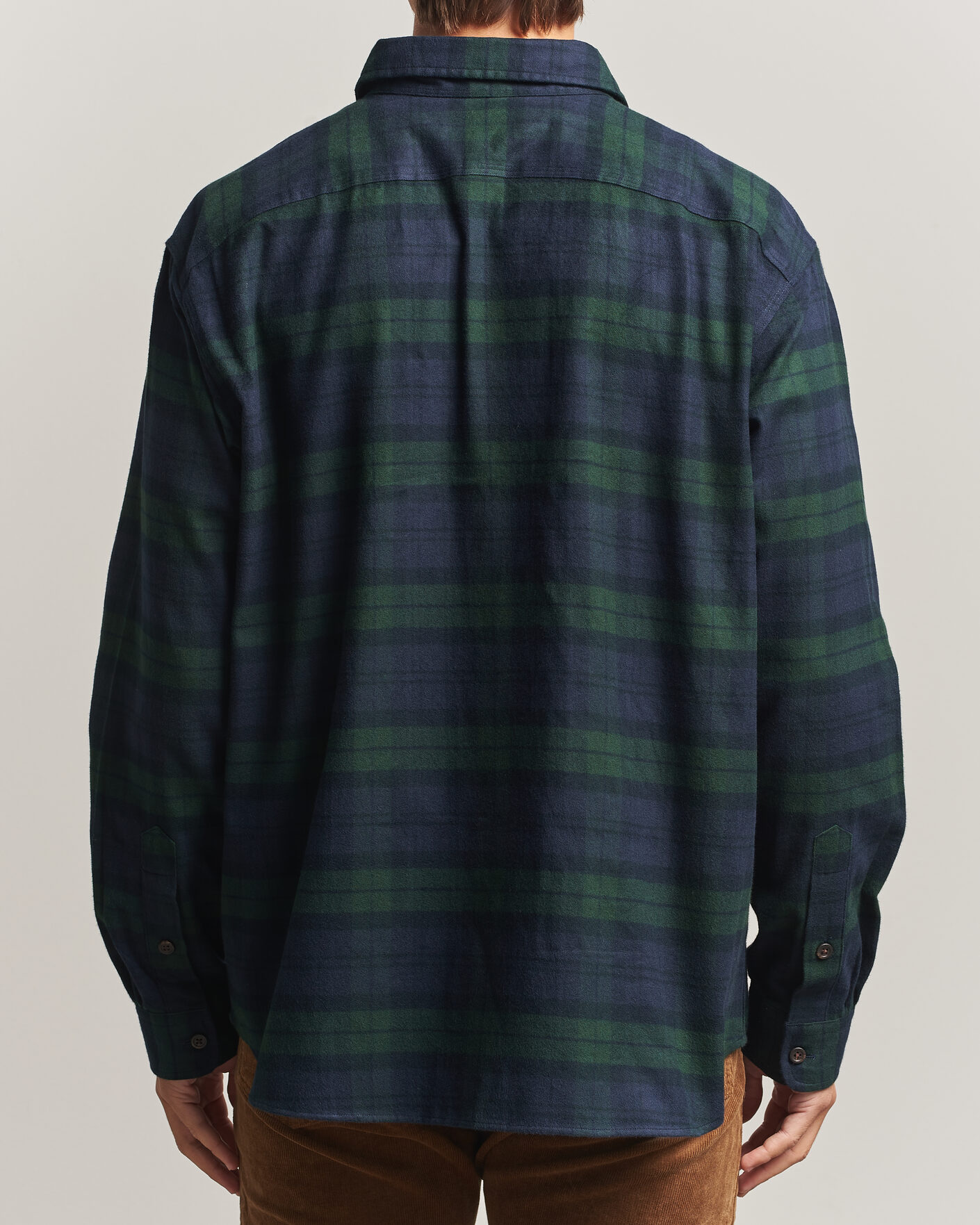 Uomini | Camicie | Polo Ralph Lauren | Classic Fit Shaggy Flannel Shirt Navy Forest