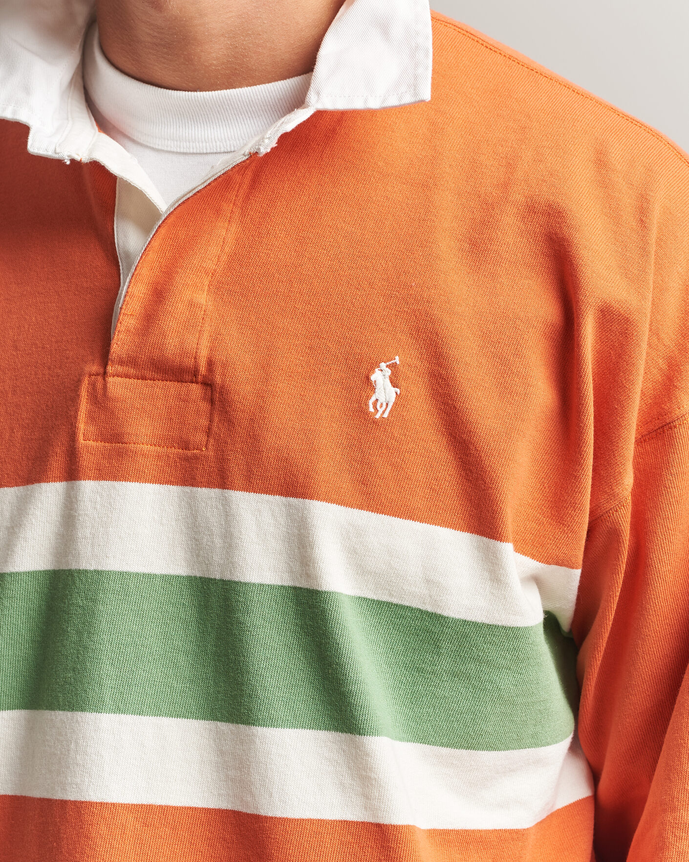 Uomini | Maglieria | Polo Ralph Lauren | Knitted Jersey Rugby Shirt Solar Sky Multi