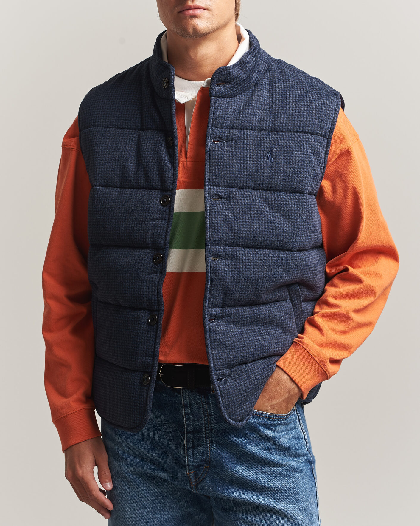 Uomini | Maglieria | Polo Ralph Lauren | Double Knitted Jaquard Vest Navy