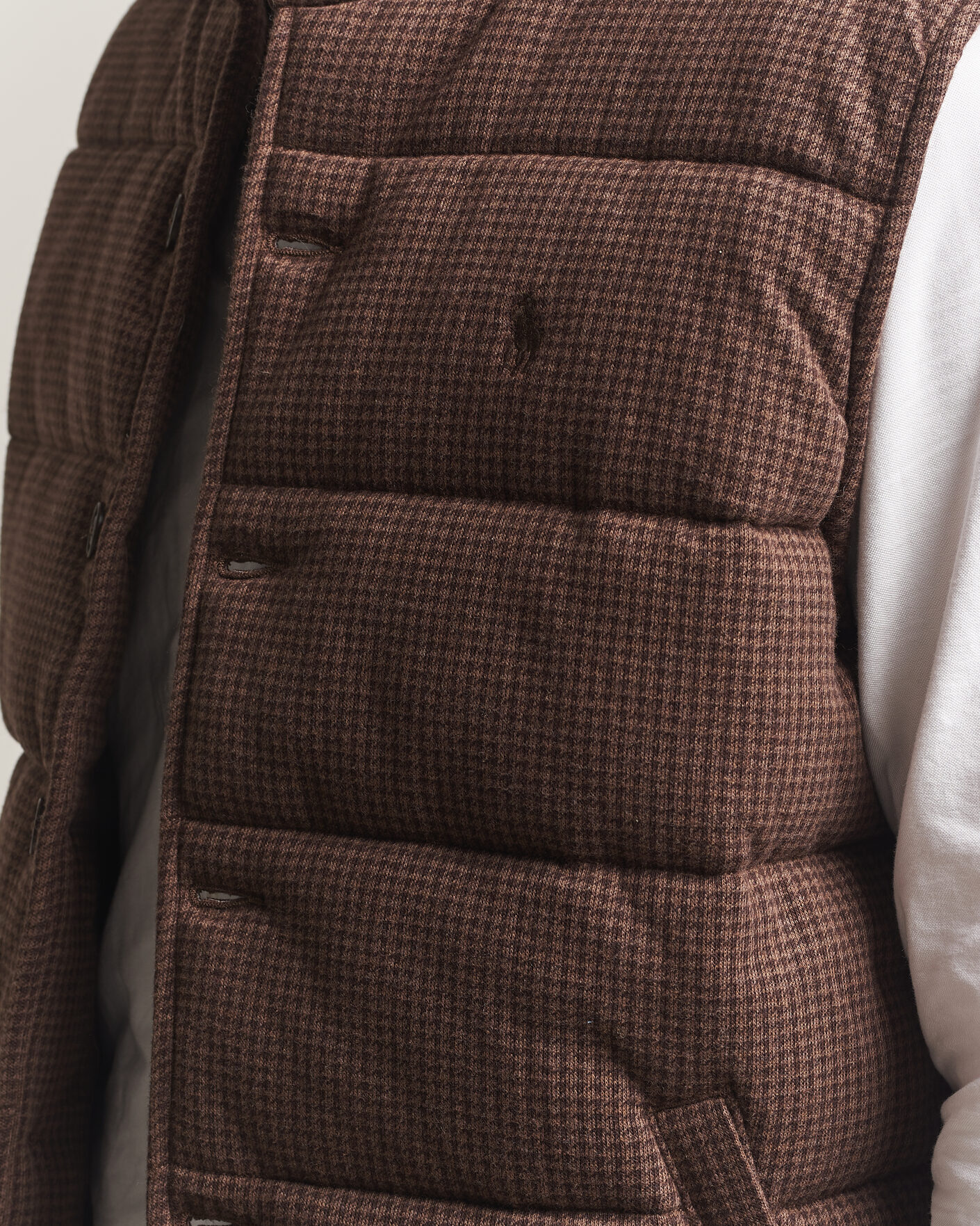 Uomini | Maglieria | Polo Ralph Lauren | Double Knitted Jaquard Vest Nutmeg Brown