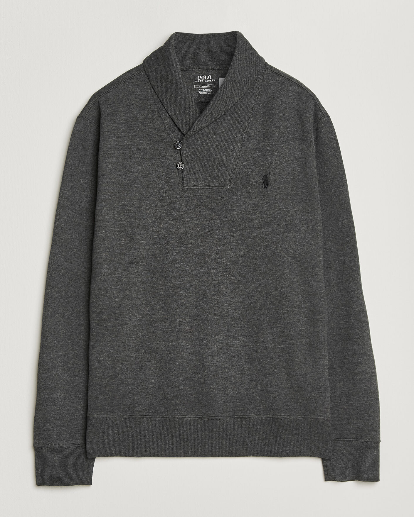 Uomini | Maglieria | Polo Ralph Lauren | Double Knitted Shawl Collar Sweater Windsor Heather