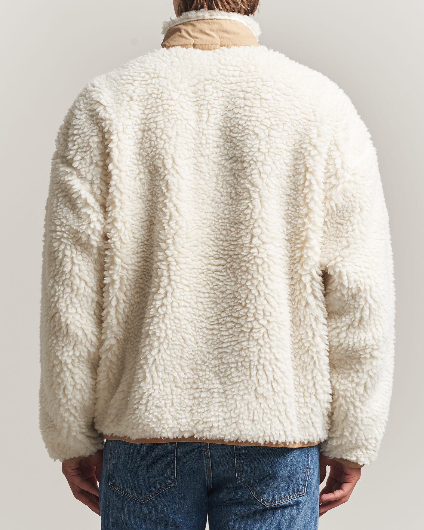 Uomini | Maglieria | Polo Ralph Lauren | Shaggy Hi Pile Full Zip Clubhouse Cream
