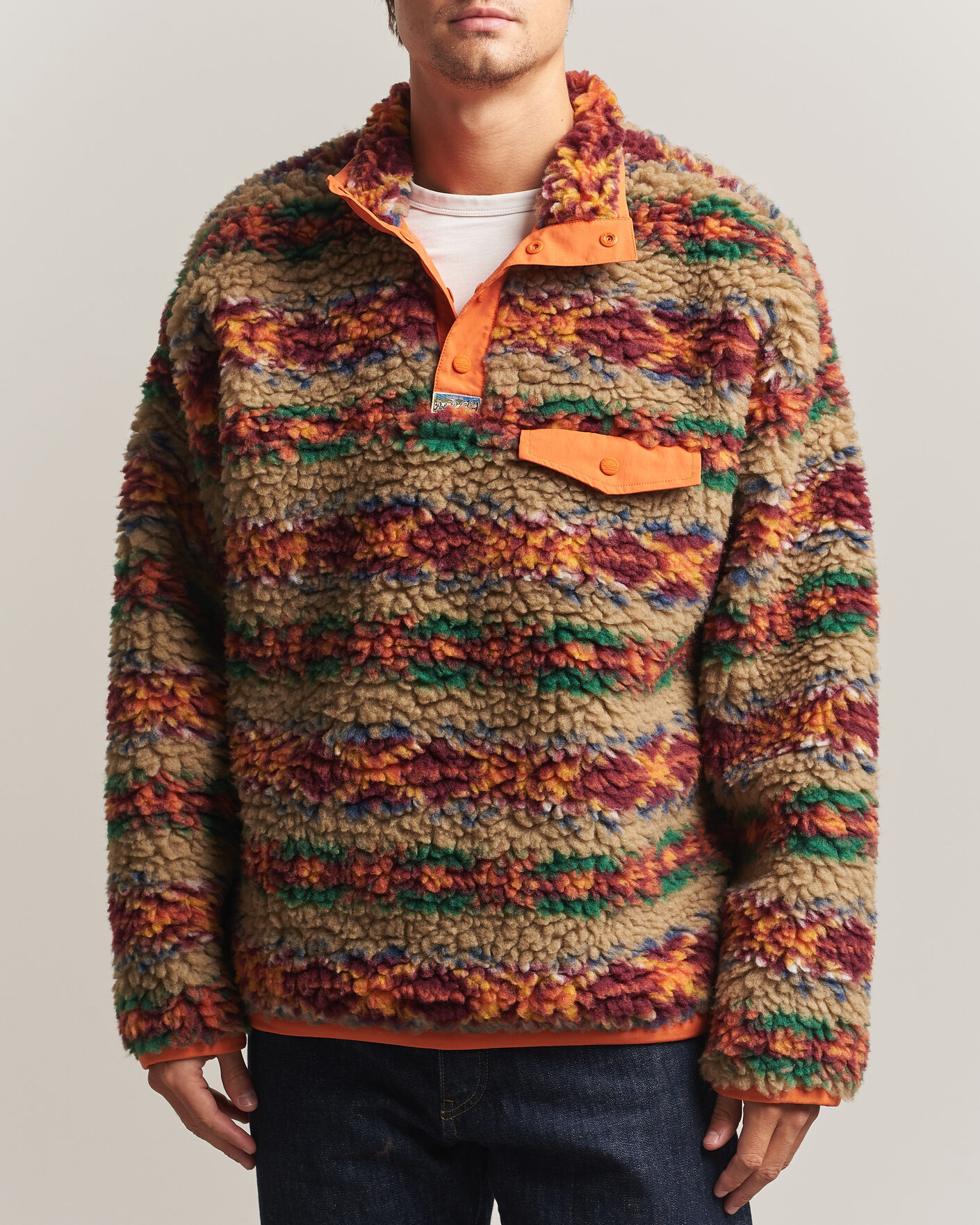 Uomini | Maglieria | Polo Ralph Lauren | Shaggy Hi Pile Red Rock Fairisle