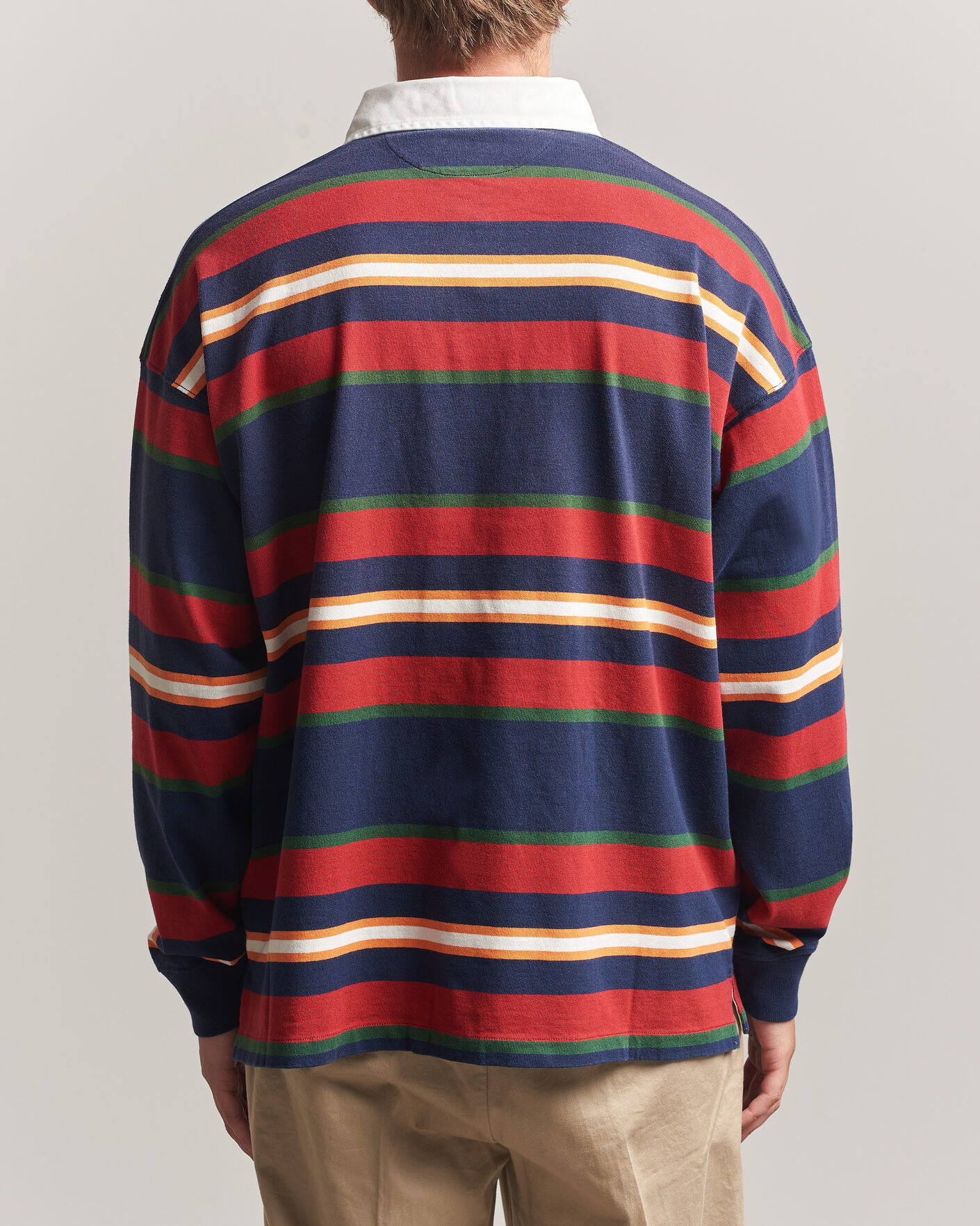 Uomini | Maglieria | Polo Ralph Lauren | Knitted Rugby Pullover Newport Navy Multi