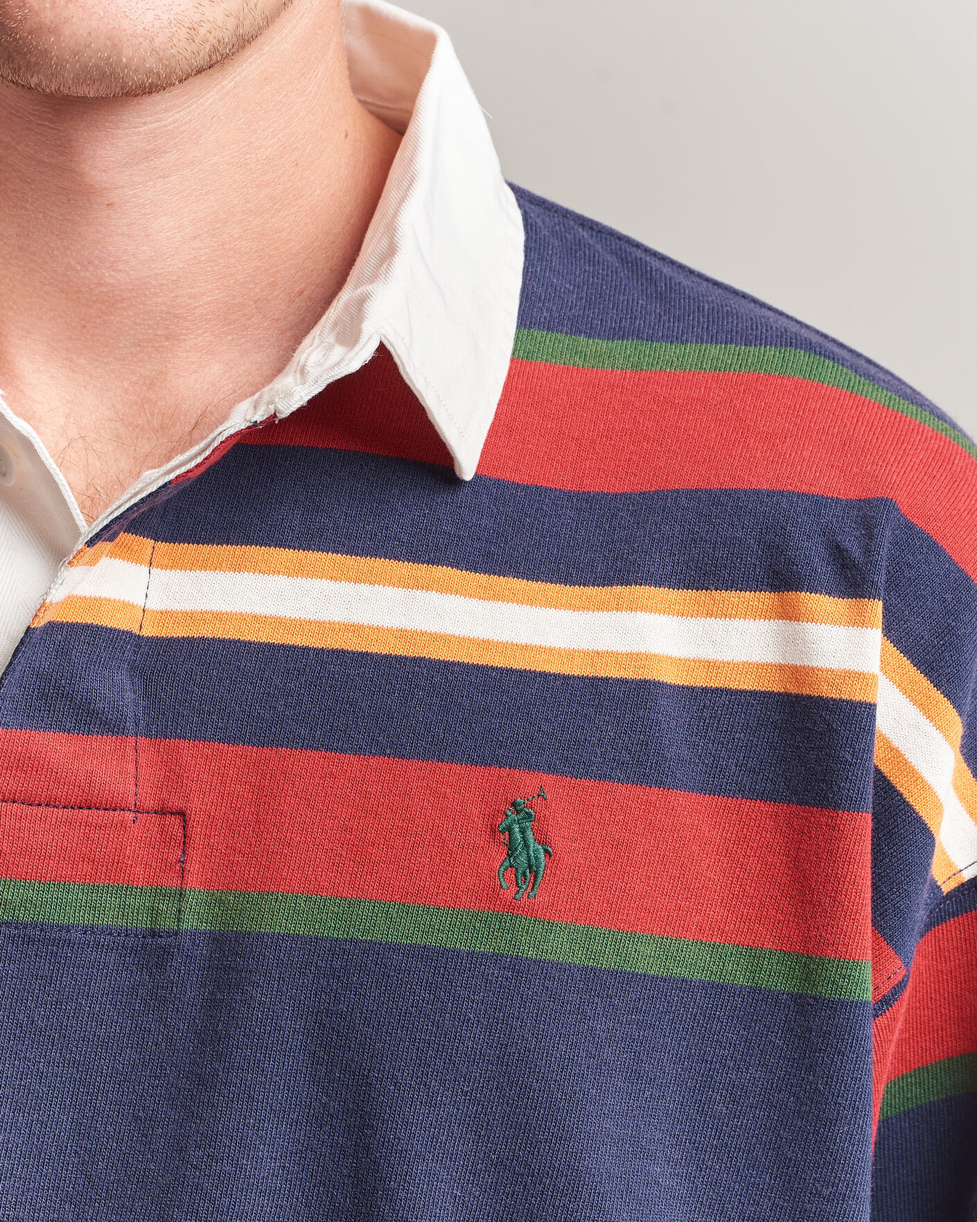 Uomini | Maglieria | Polo Ralph Lauren | Knitted Rugby Pullover Newport Navy Multi
