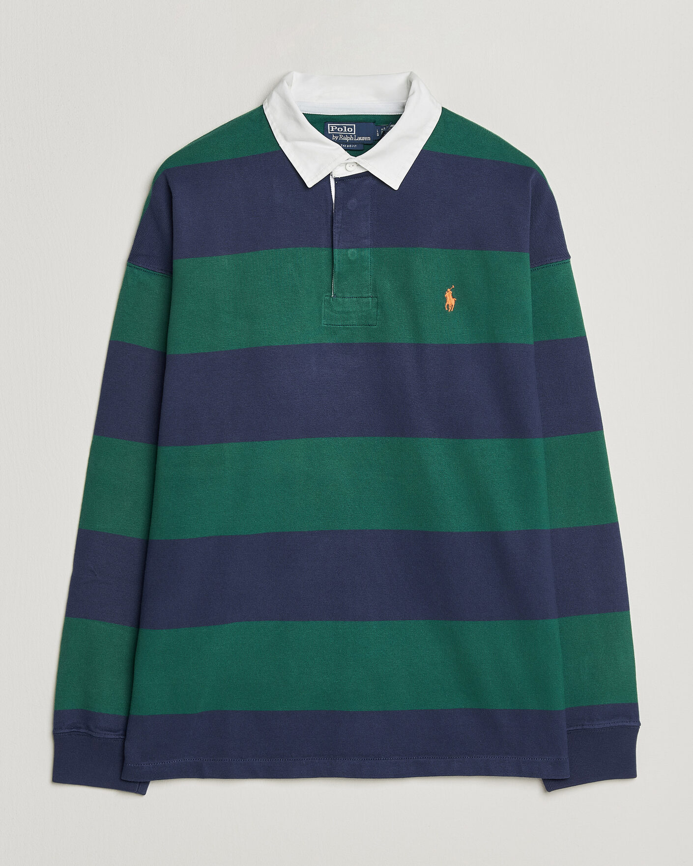 Uomini | Maglieria | Polo Ralph Lauren | Jersey Knitted Rugby Pullover Green/Cobolt