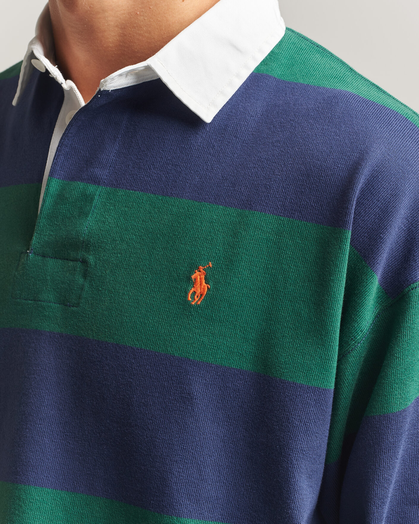 Uomini | Maglieria | Polo Ralph Lauren | Jersey Knitted Rugby Pullover Green/Cobolt