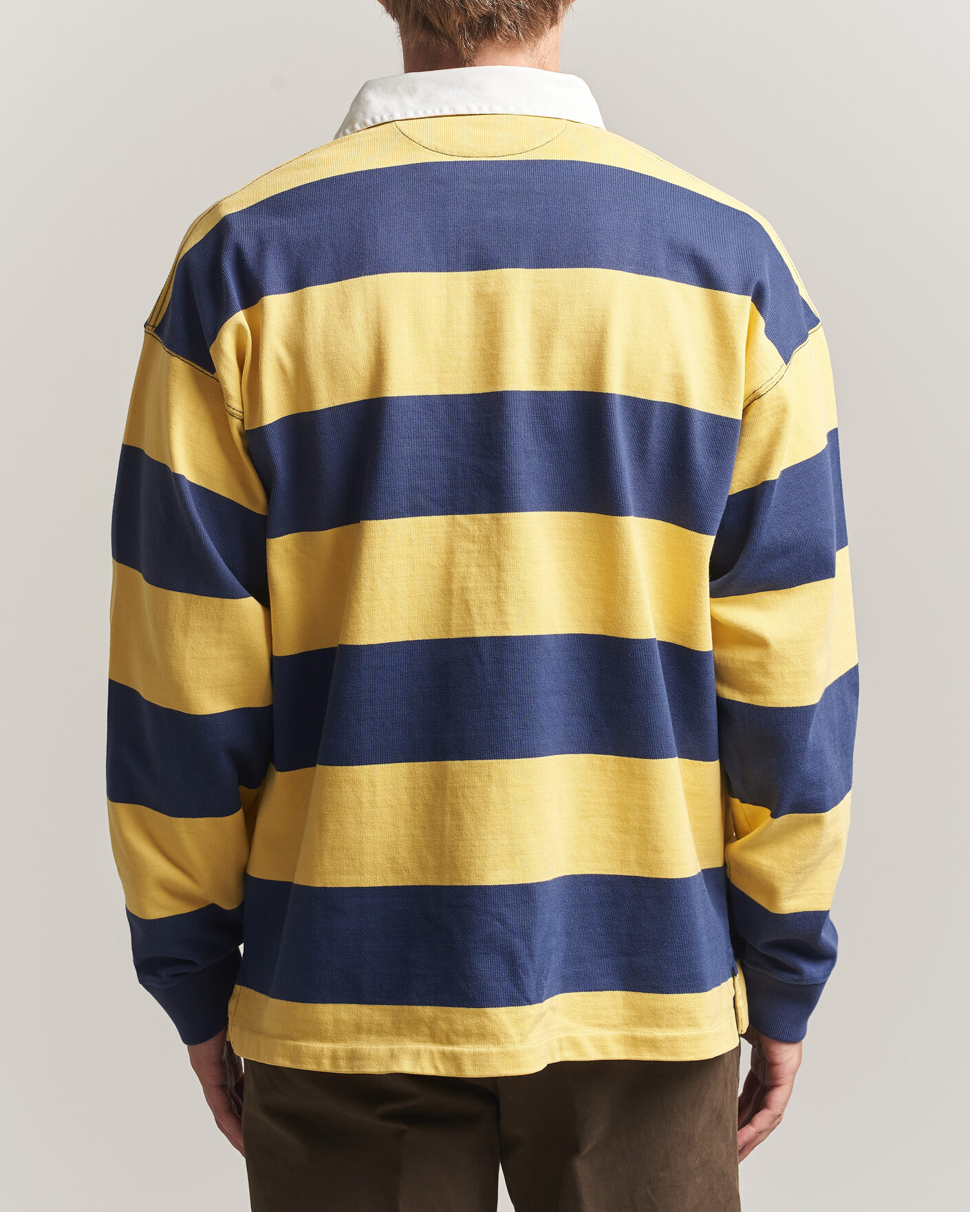 Uomini | Maglieria | Polo Ralph Lauren | Jersey Knitted Rugby Pullover Yellow/Cobolt