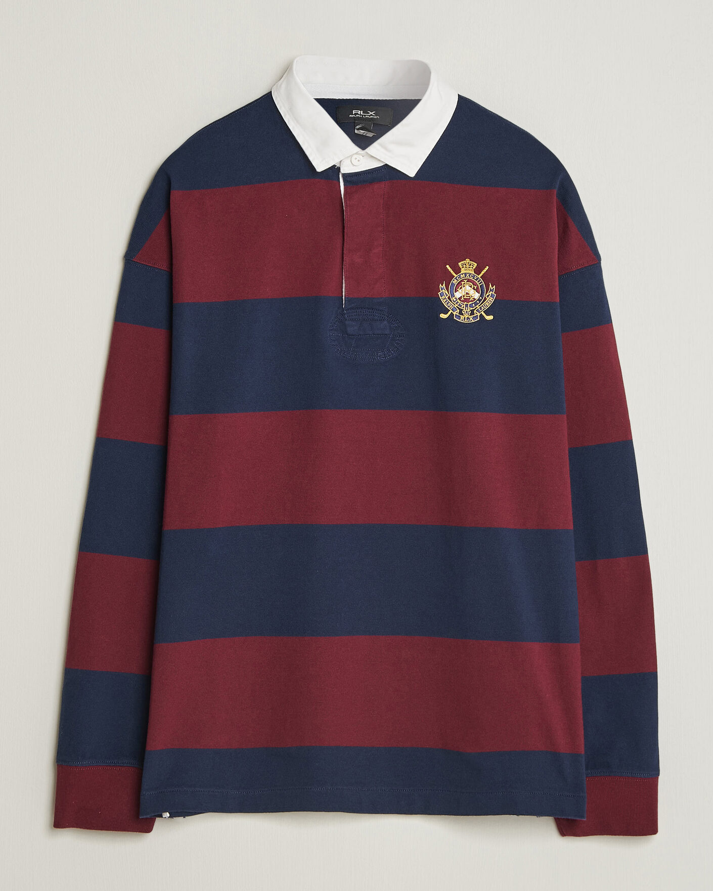 Uomini | Maglieria | RLX Ralph Lauren | Polo Ralph Lauren Rugby Long Sleeve Jersey Polo Classic Wine/Navy