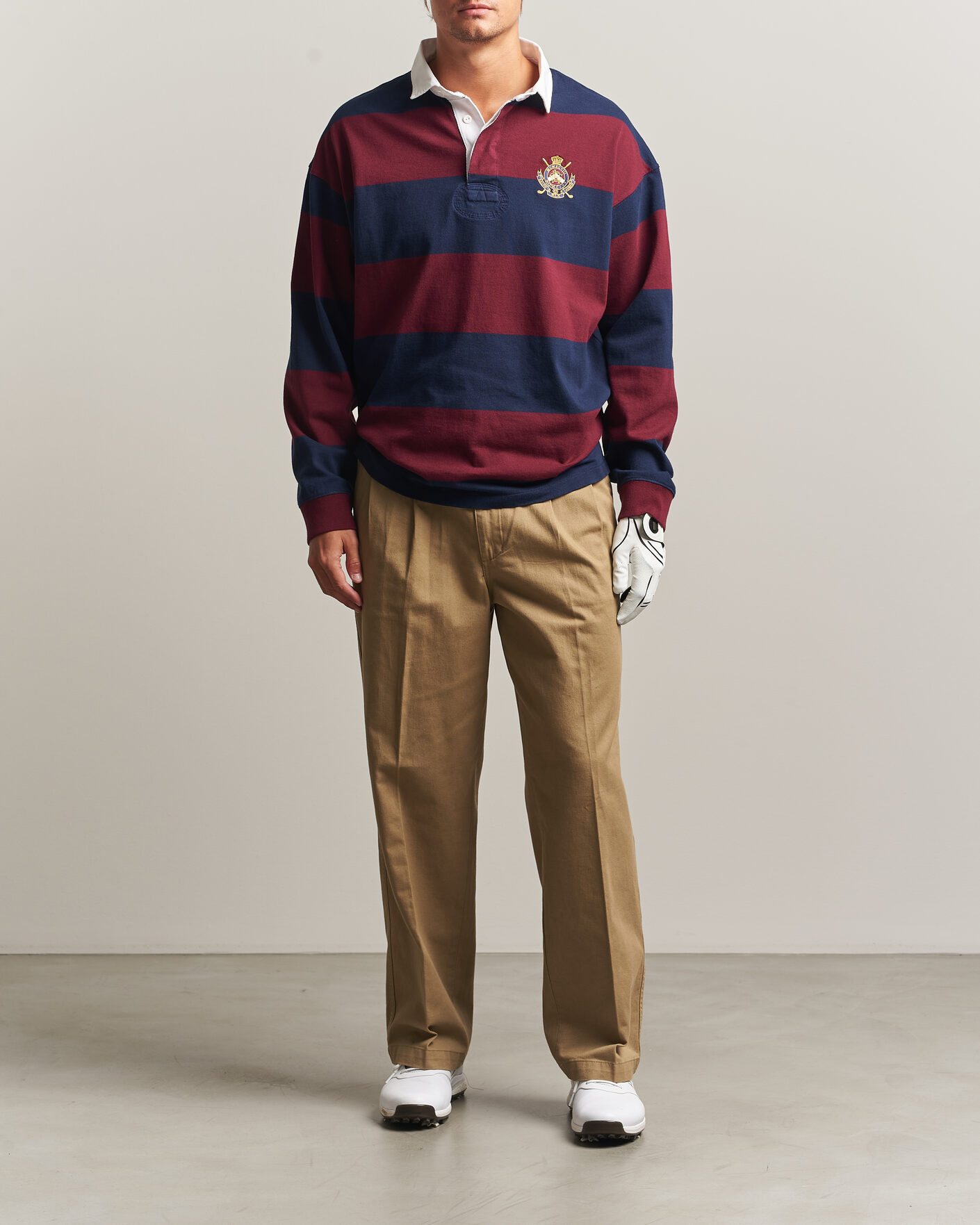 Uomini | Maglieria | RLX Ralph Lauren | Polo Ralph Lauren Rugby Long Sleeve Jersey Polo Classic Wine/Navy