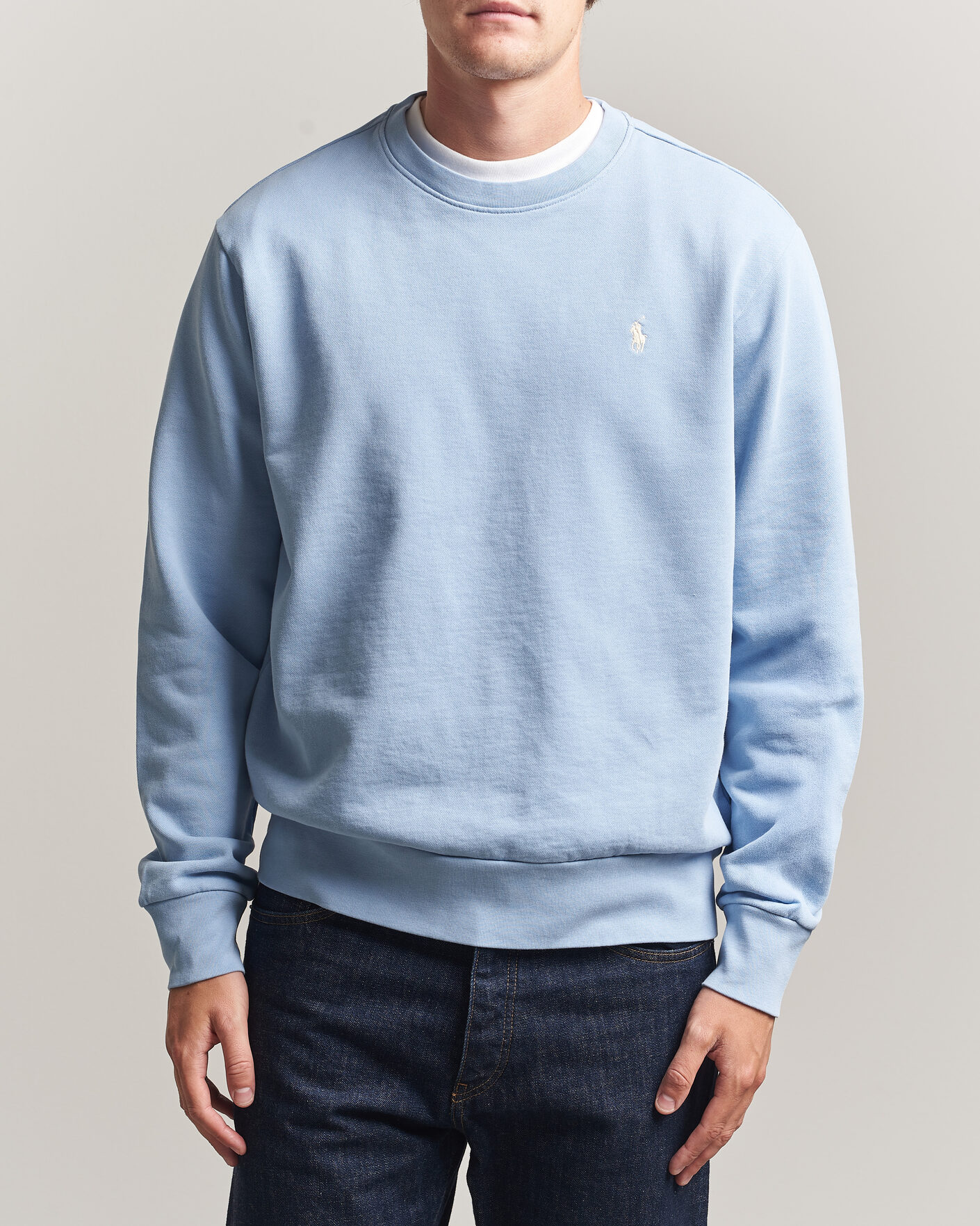 Uomini | Maglieria | Polo Ralph Lauren | Loopback Terry Sweatshirt Chambray Blue