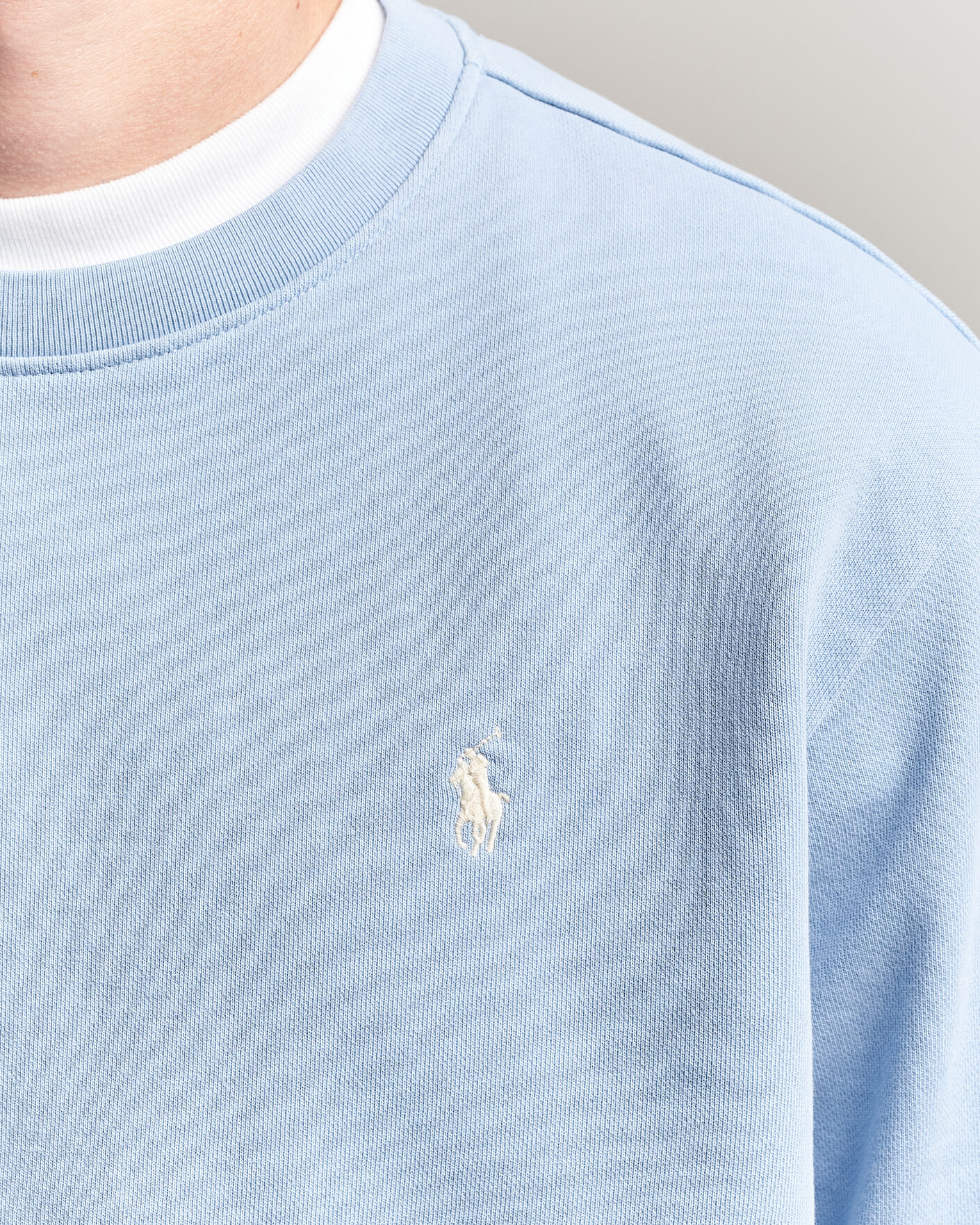Uomini | Maglieria | Polo Ralph Lauren | Loopback Terry Sweatshirt Chambray Blue