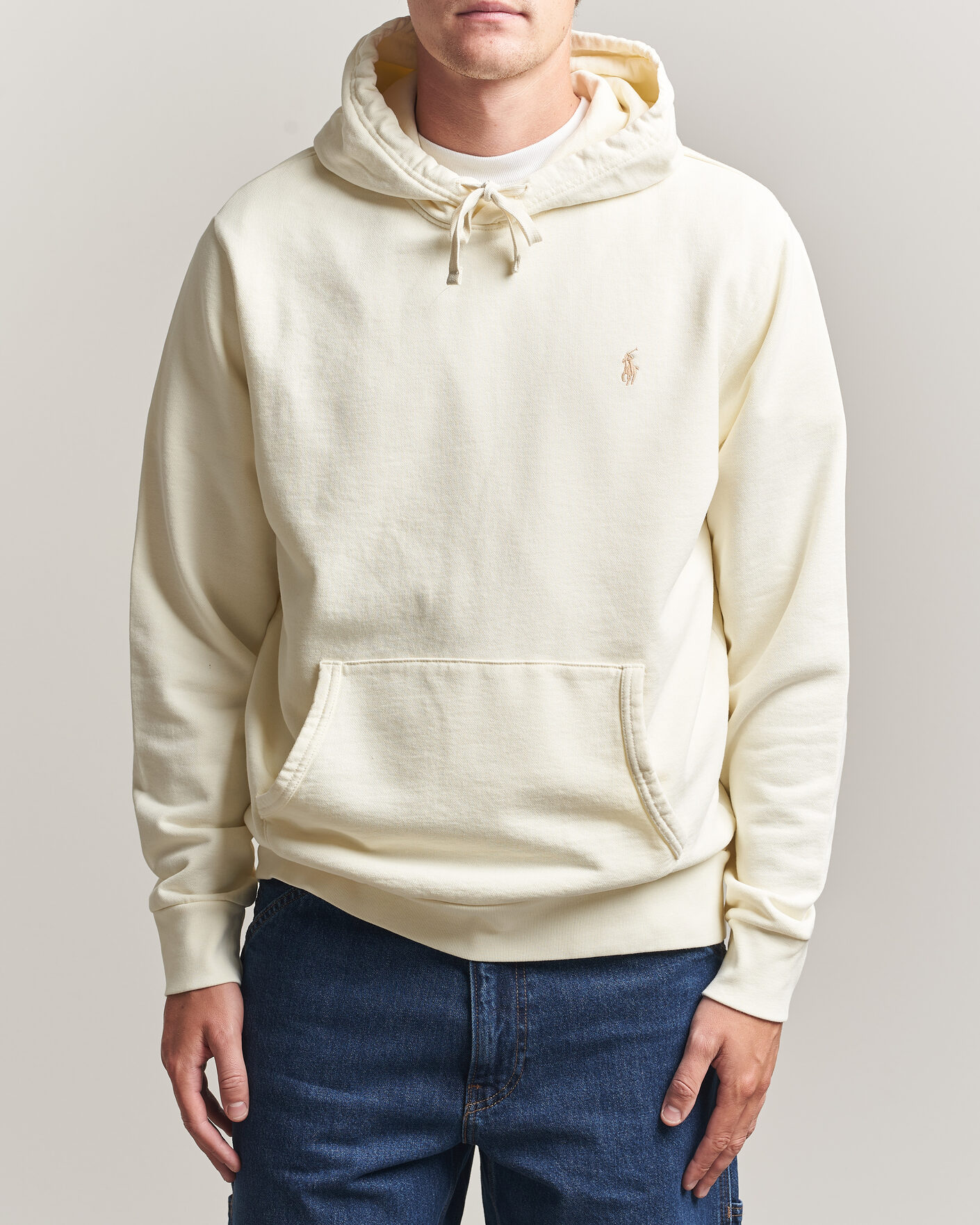 Uomini | Maglieria | Polo Ralph Lauren | Loopback Terry Hoodie Clubhouse Cream