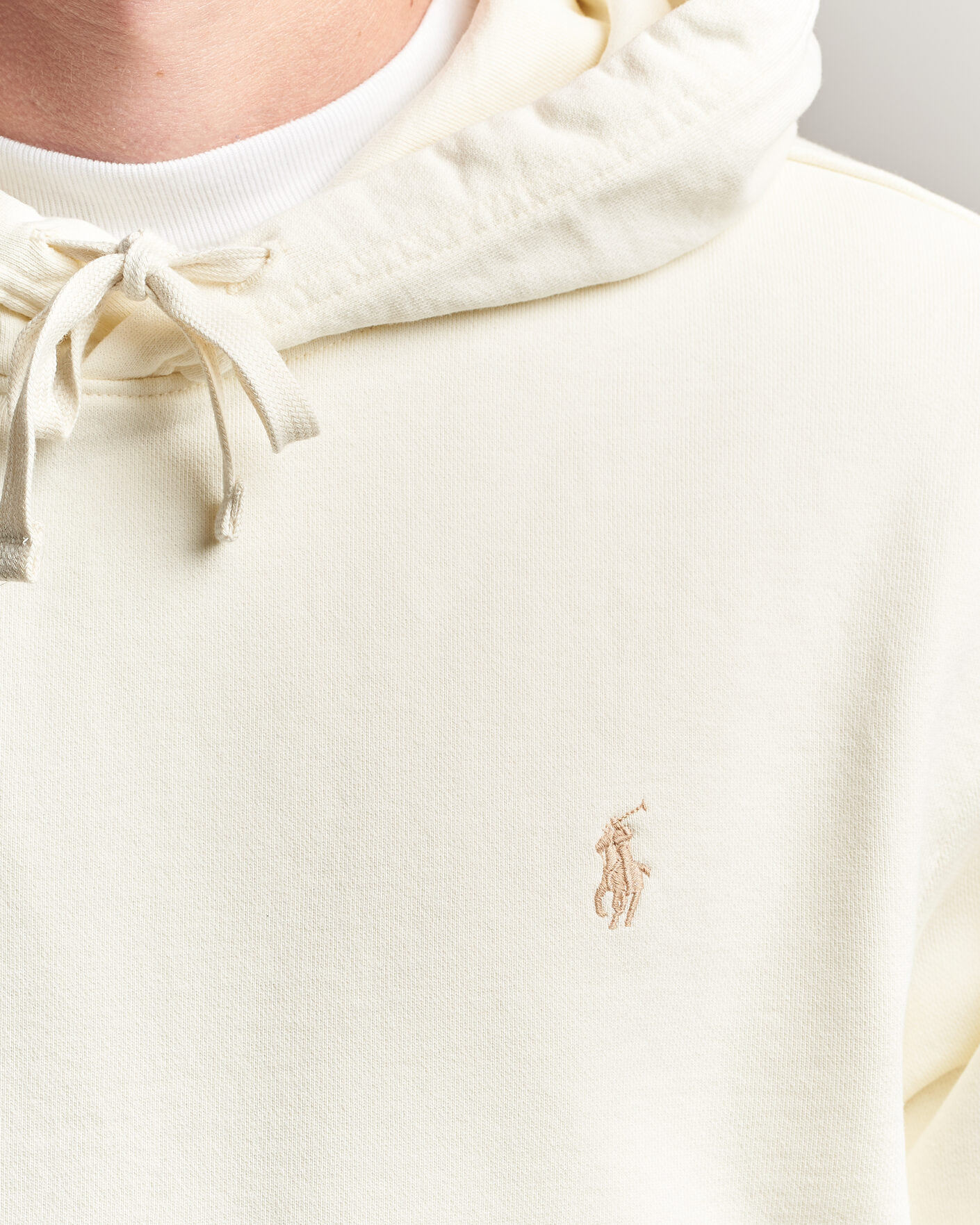 Uomini | Maglieria | Polo Ralph Lauren | Loopback Terry Hoodie Clubhouse Cream
