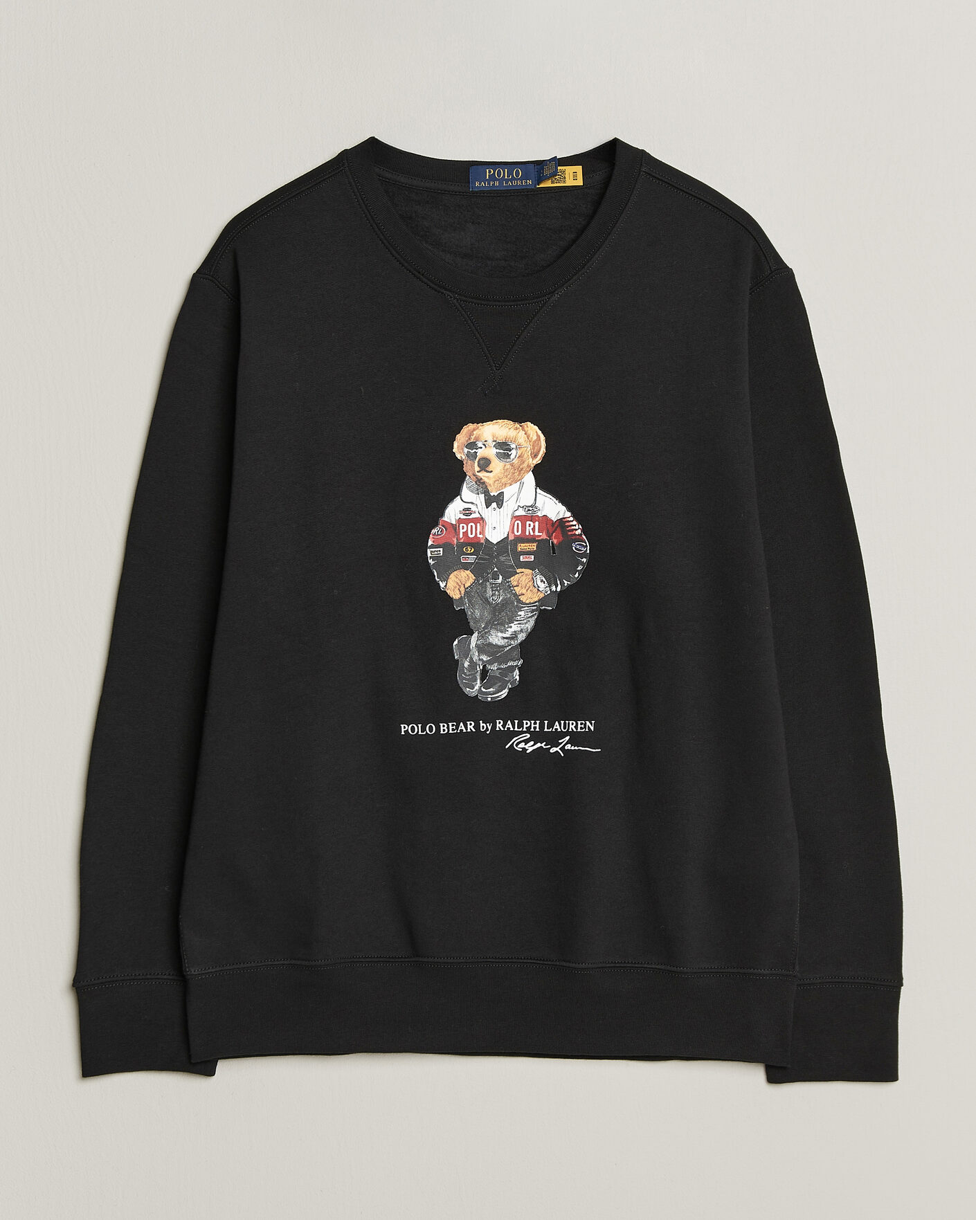 Uomini | Maglieria | Polo Ralph Lauren | Fleece Bear Sweatshirt Polo Black