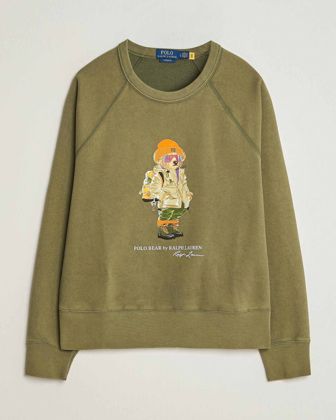 Uomini | Maglieria | Polo Ralph Lauren | Fleece Bear Sweatshirt Cruise Olive