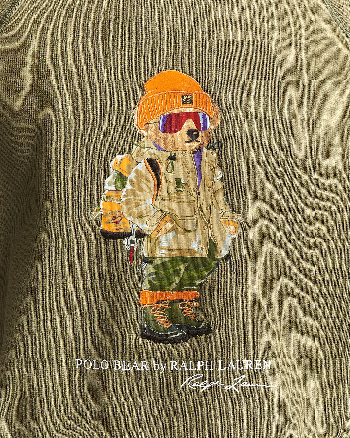 Uomini | Maglieria | Polo Ralph Lauren | Fleece Bear Sweatshirt Cruise Olive