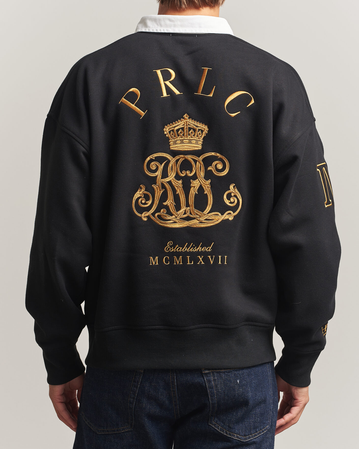 Uomini | Maglieria | Polo Ralph Lauren | Magic Fleece Printed Sweatshirt Polo Black